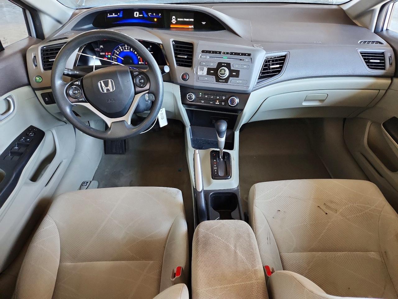 2012 Honda Civic Lx Серебряный vin: 2HGFB2F5XCH612758