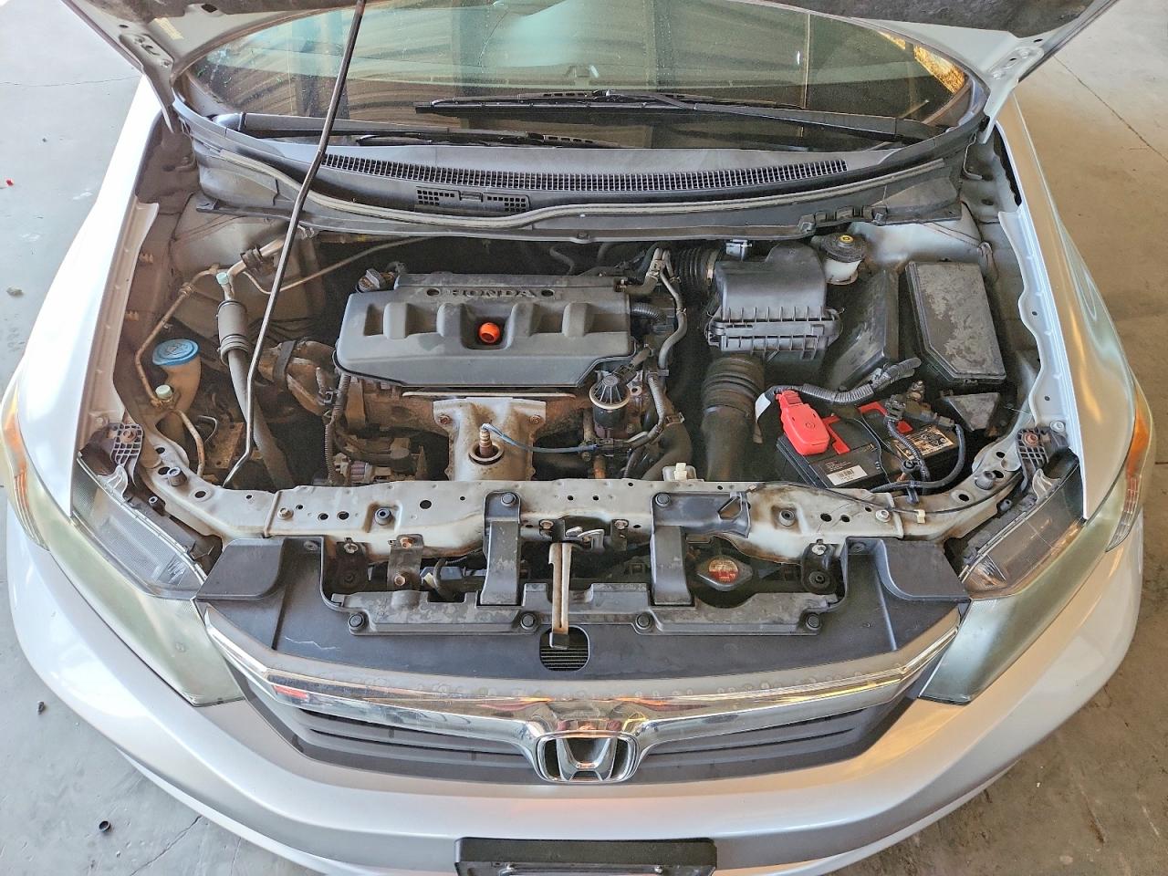 2012 Honda Civic Lx Серебряный vin: 2HGFB2F5XCH612758
