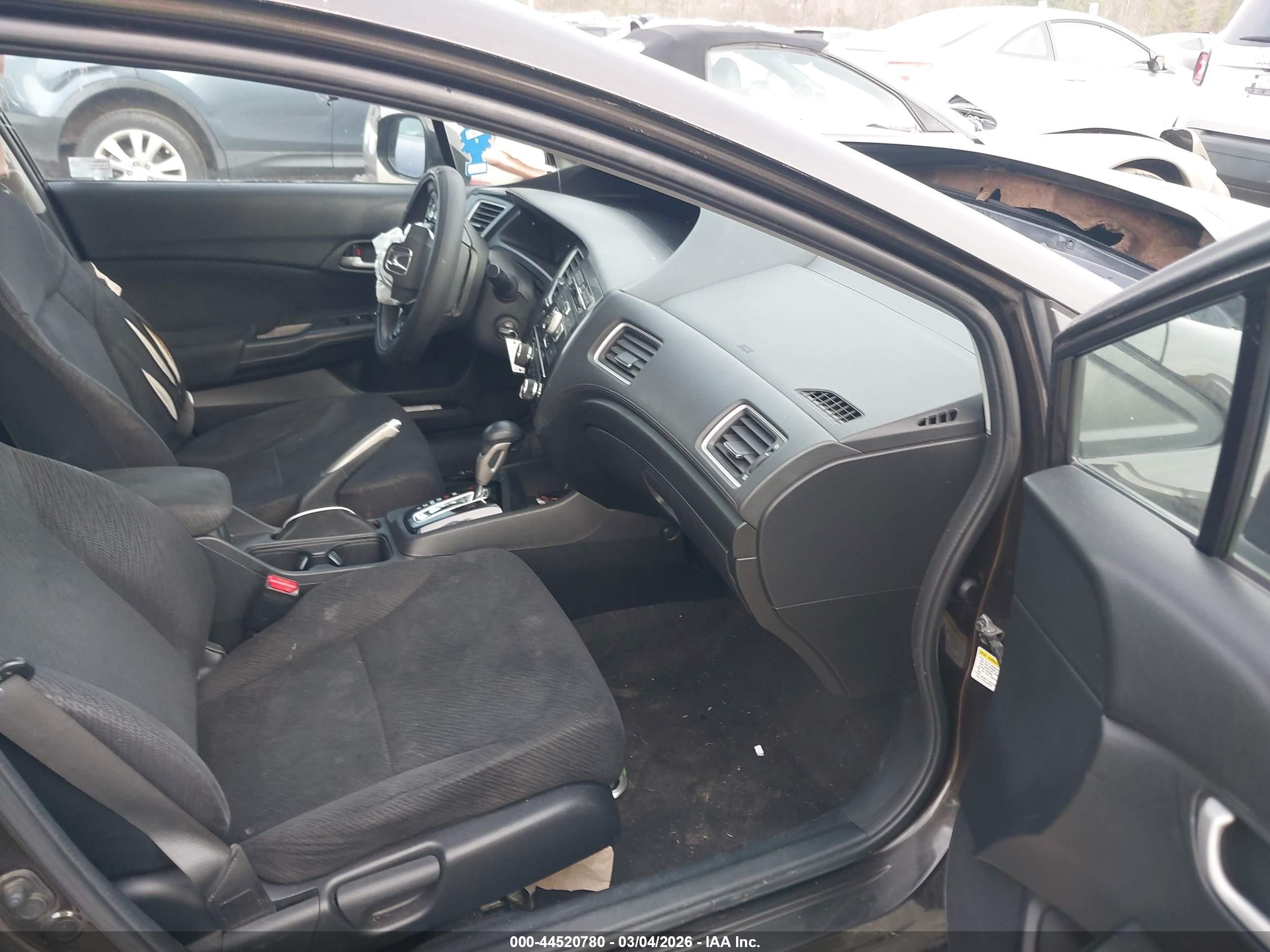2013 Honda Civic Lx Черный vin: 2HGFB2F5XDH537125
