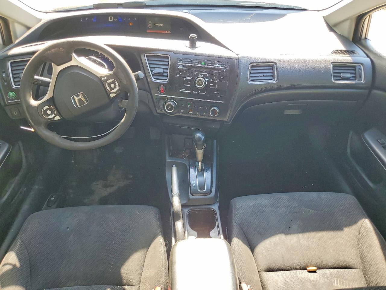 2013 Honda Civic Lx Gray vin: 2HGFB2F5XDH563742