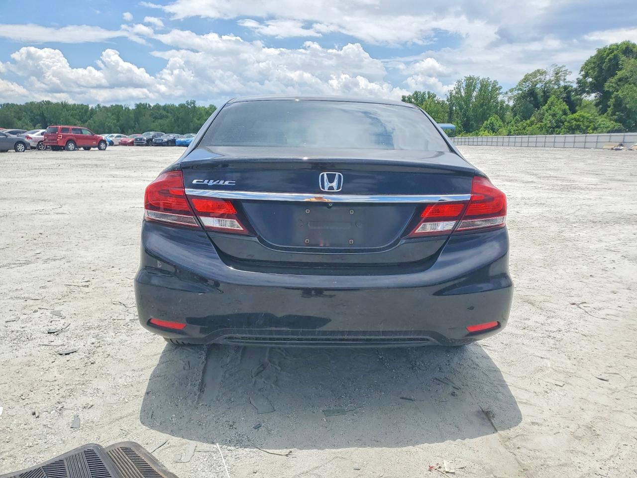 2013 Honda Civic Lx Черный vin: 2HGFB2F5XDH565068