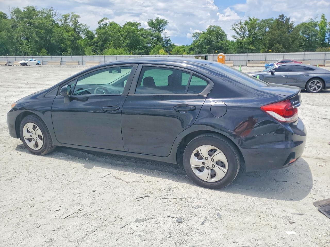 2013 Honda Civic Lx Черный vin: 2HGFB2F5XDH565068