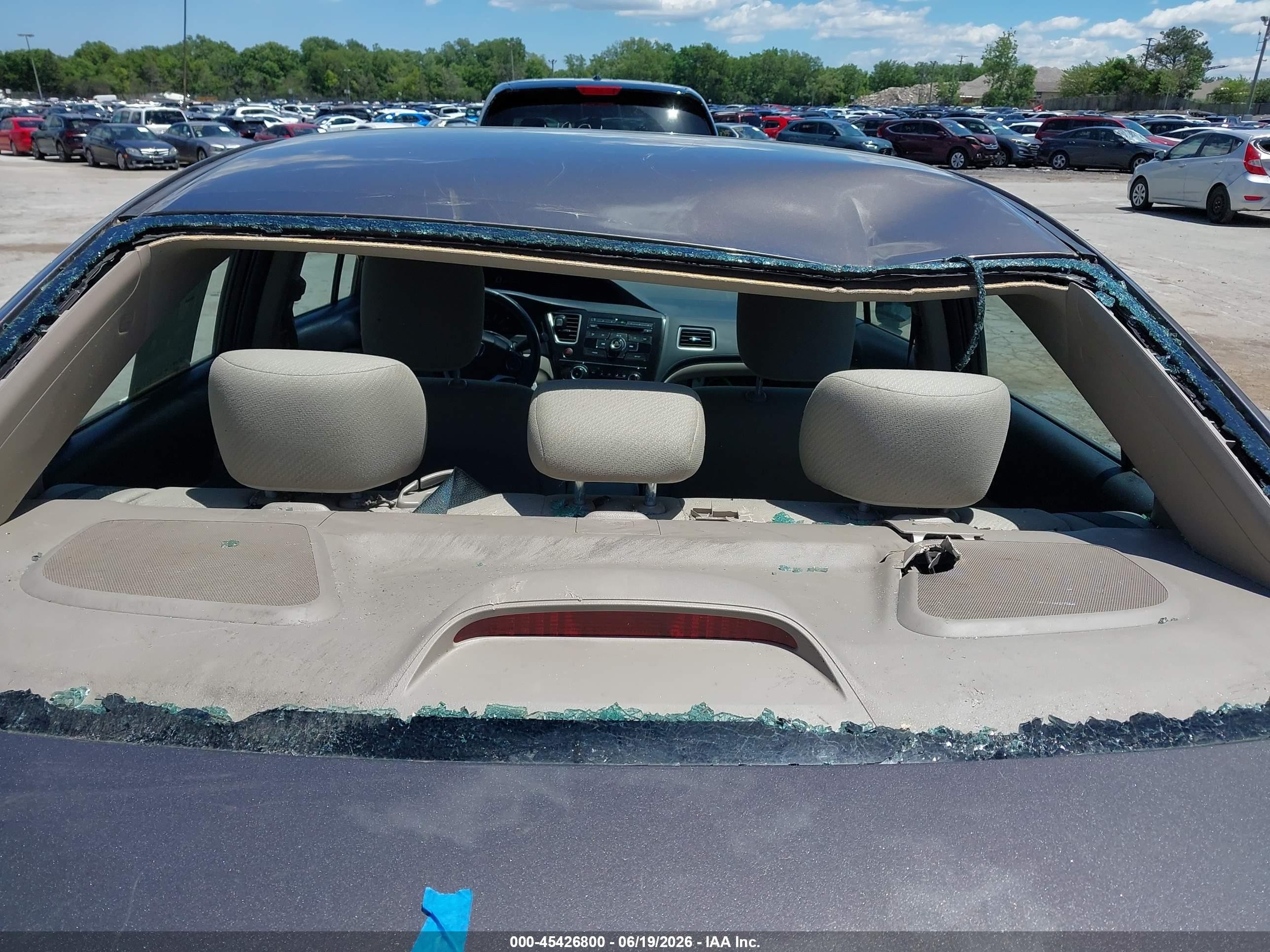 2013 Honda Civic Lx Silver vin: 2HGFB2F5XDH579939