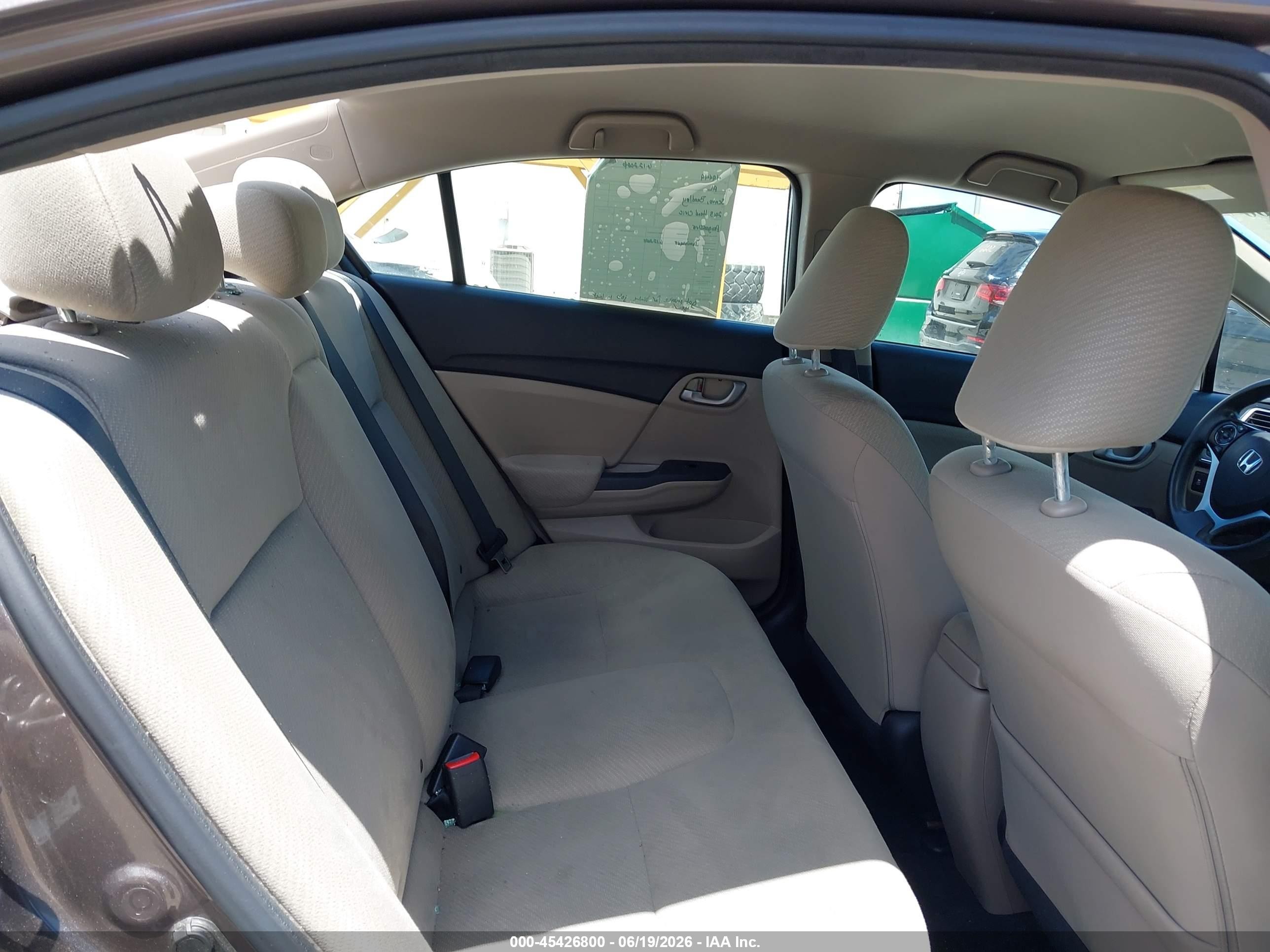 2013 Honda Civic Lx Silver vin: 2HGFB2F5XDH579939