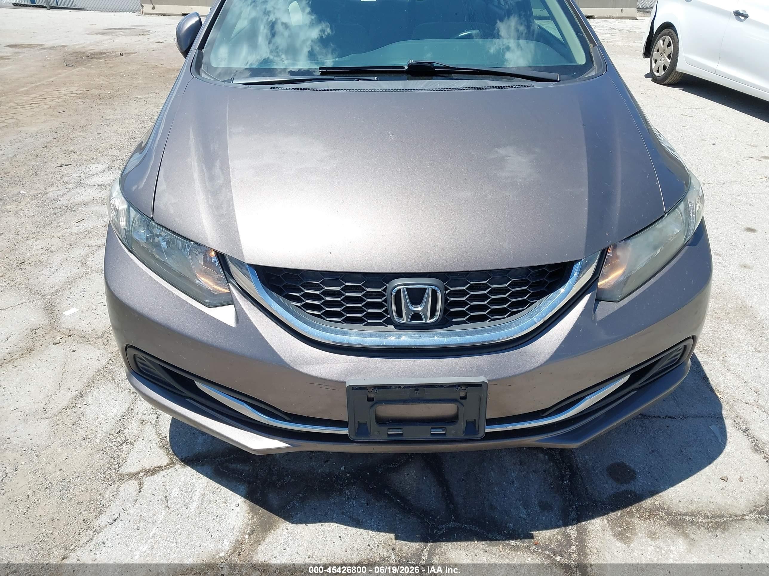 2013 Honda Civic Lx Silver vin: 2HGFB2F5XDH579939