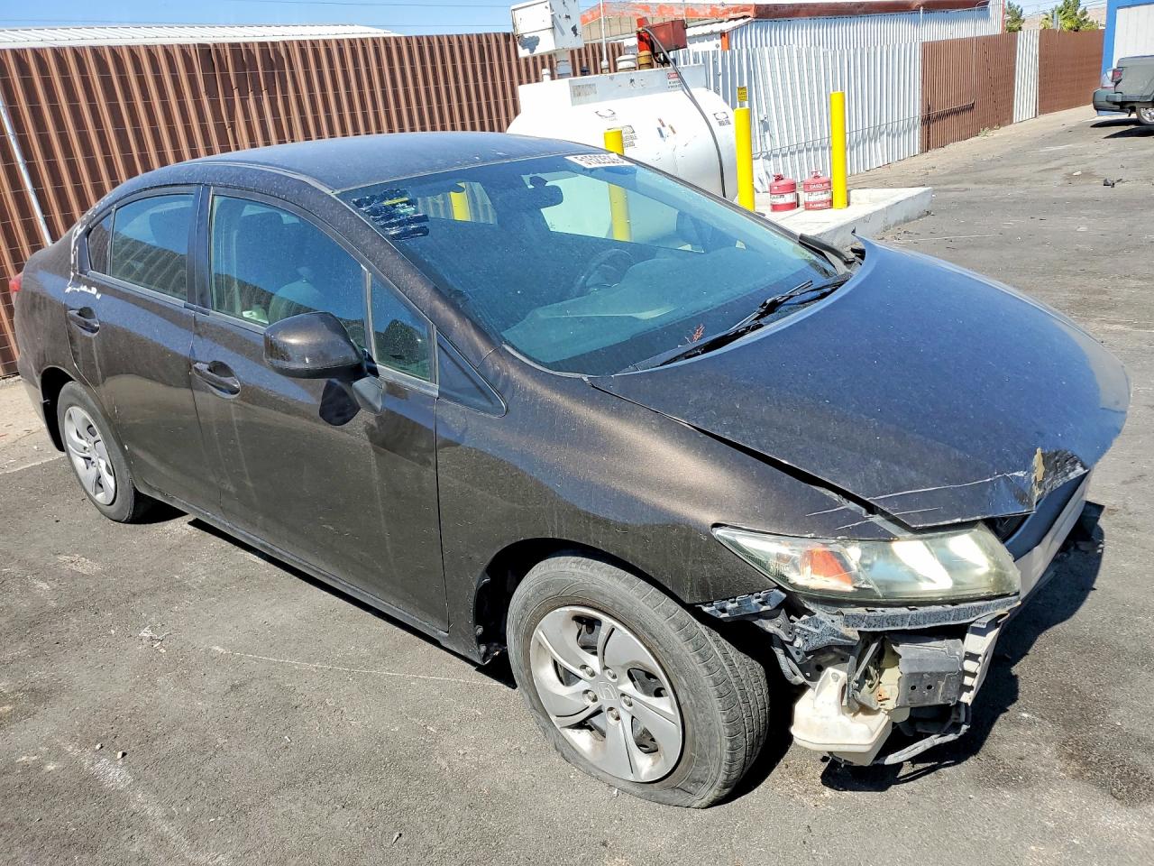 2013 Honda Civic Lx Black vin: 2HGFB2F5XDH580072