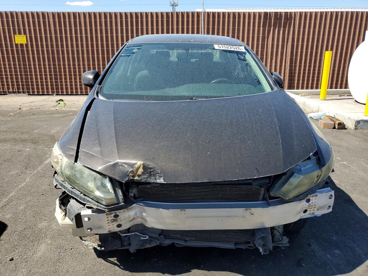 2013 Honda Civic Lx Black vin: 2HGFB2F5XDH580072