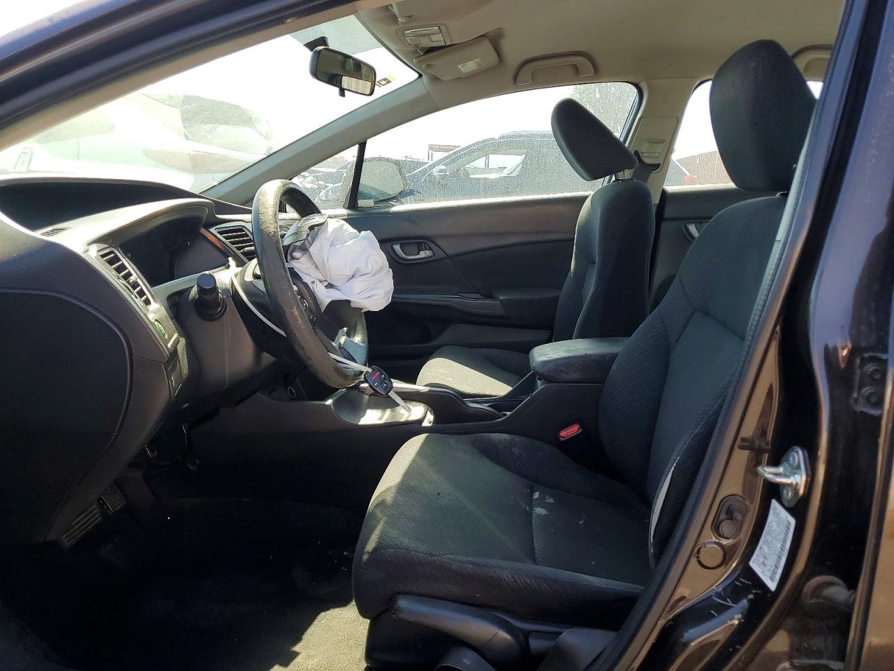 2013 Honda Civic Lx Black vin: 2HGFB2F5XDH580072