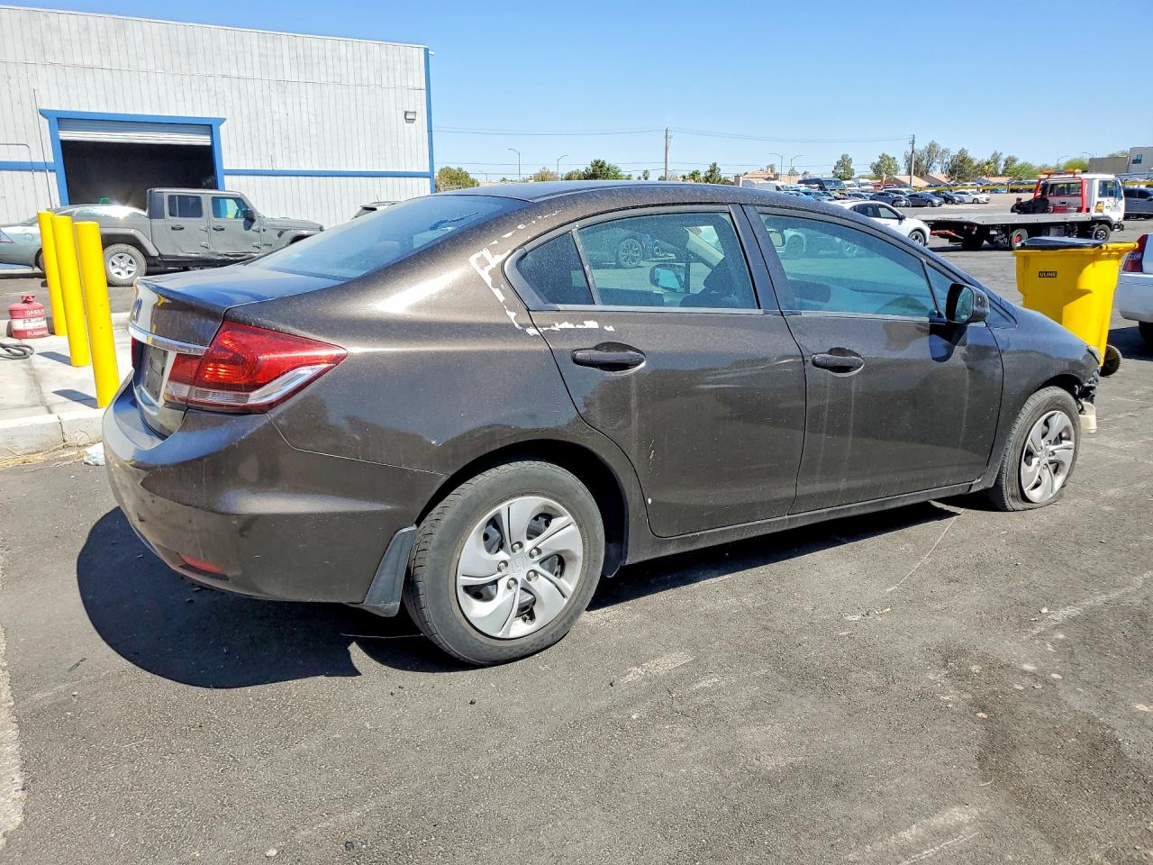 2013 Honda Civic Lx Black vin: 2HGFB2F5XDH580072