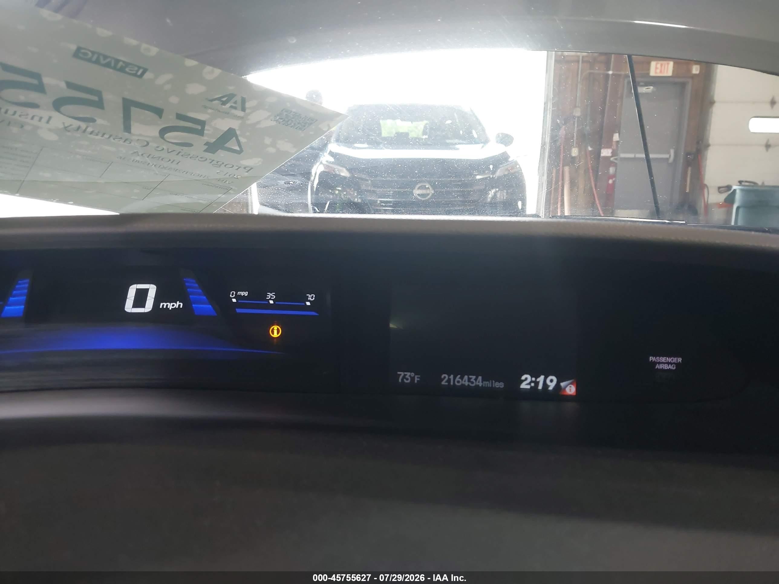 2013 Honda Civic Lx Gray vin: 2HGFB2F5XDH590536