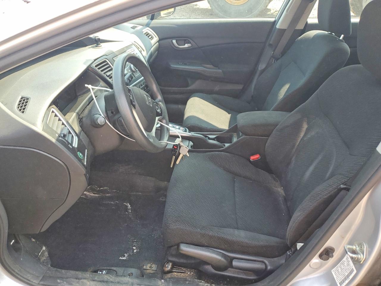2013 Honda Civic Lx Silver vin: 2HGFB2F5XDH600899