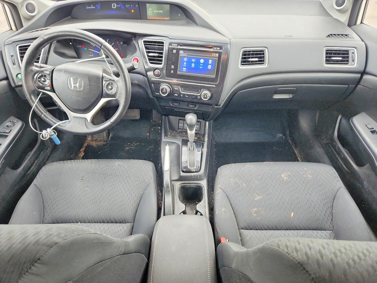 2014 Honda Civic Lx White vin: 2HGFB2F5XEH001390