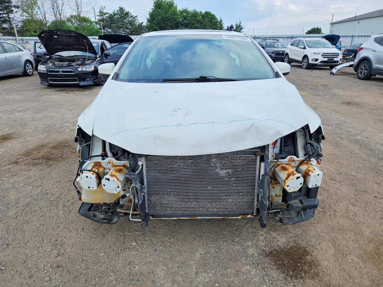 2014 Honda Civic Lx White vin: 2HGFB2F5XEH001390