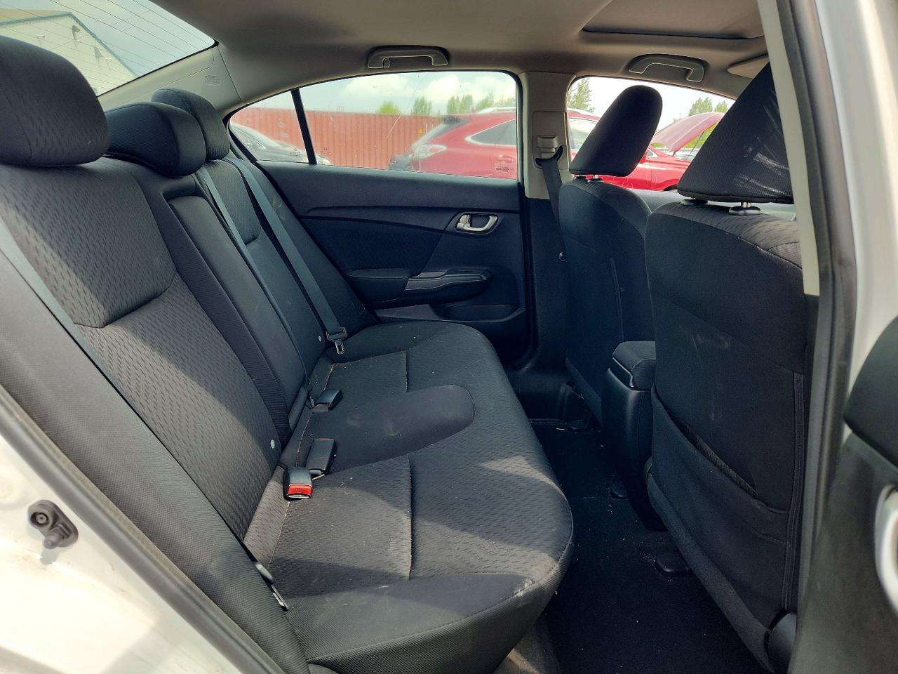 2014 Honda Civic Lx White vin: 2HGFB2F5XEH001390