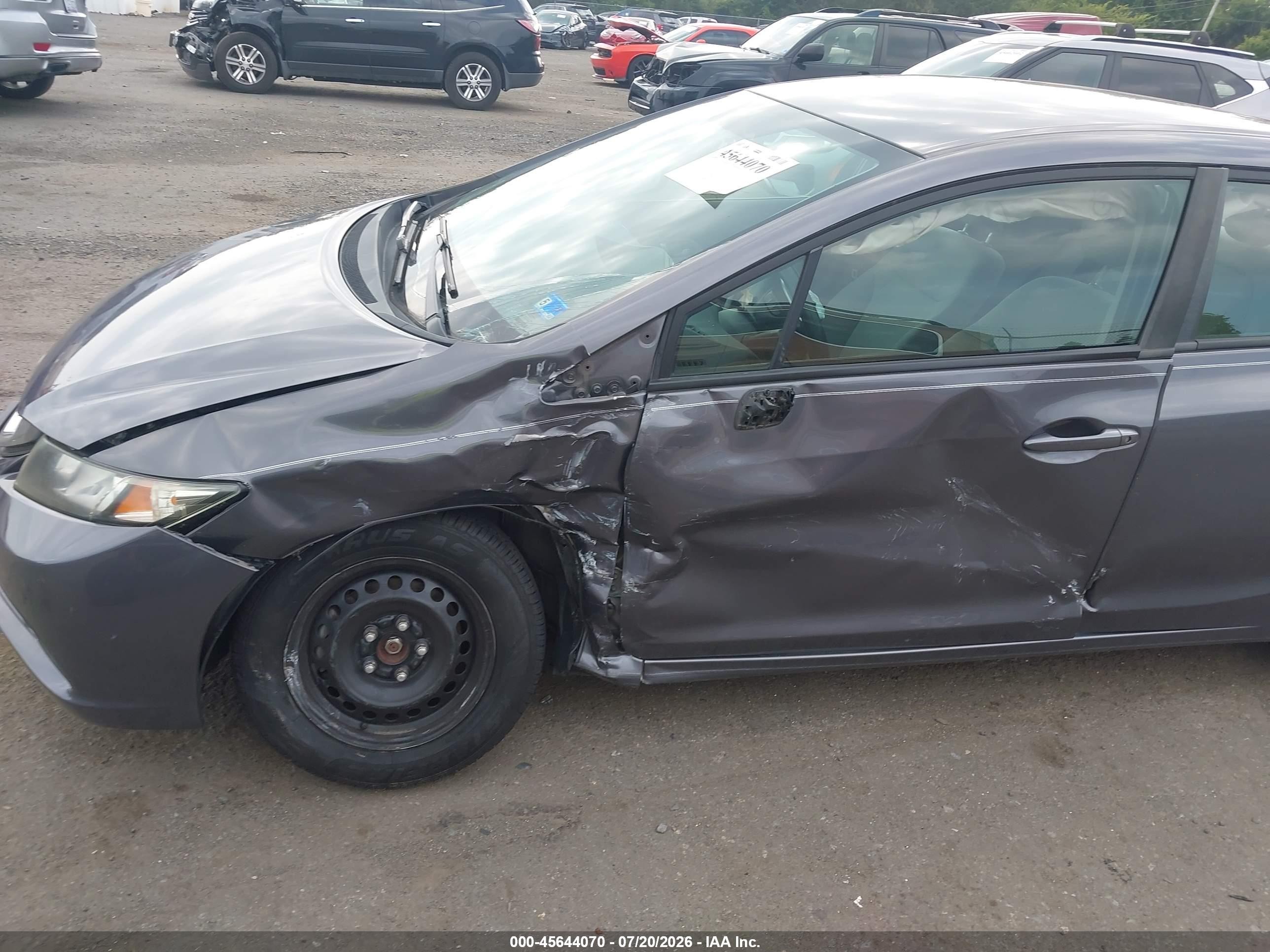2014 Honda Civic Lx Gray vin: 2HGFB2F5XEH501338