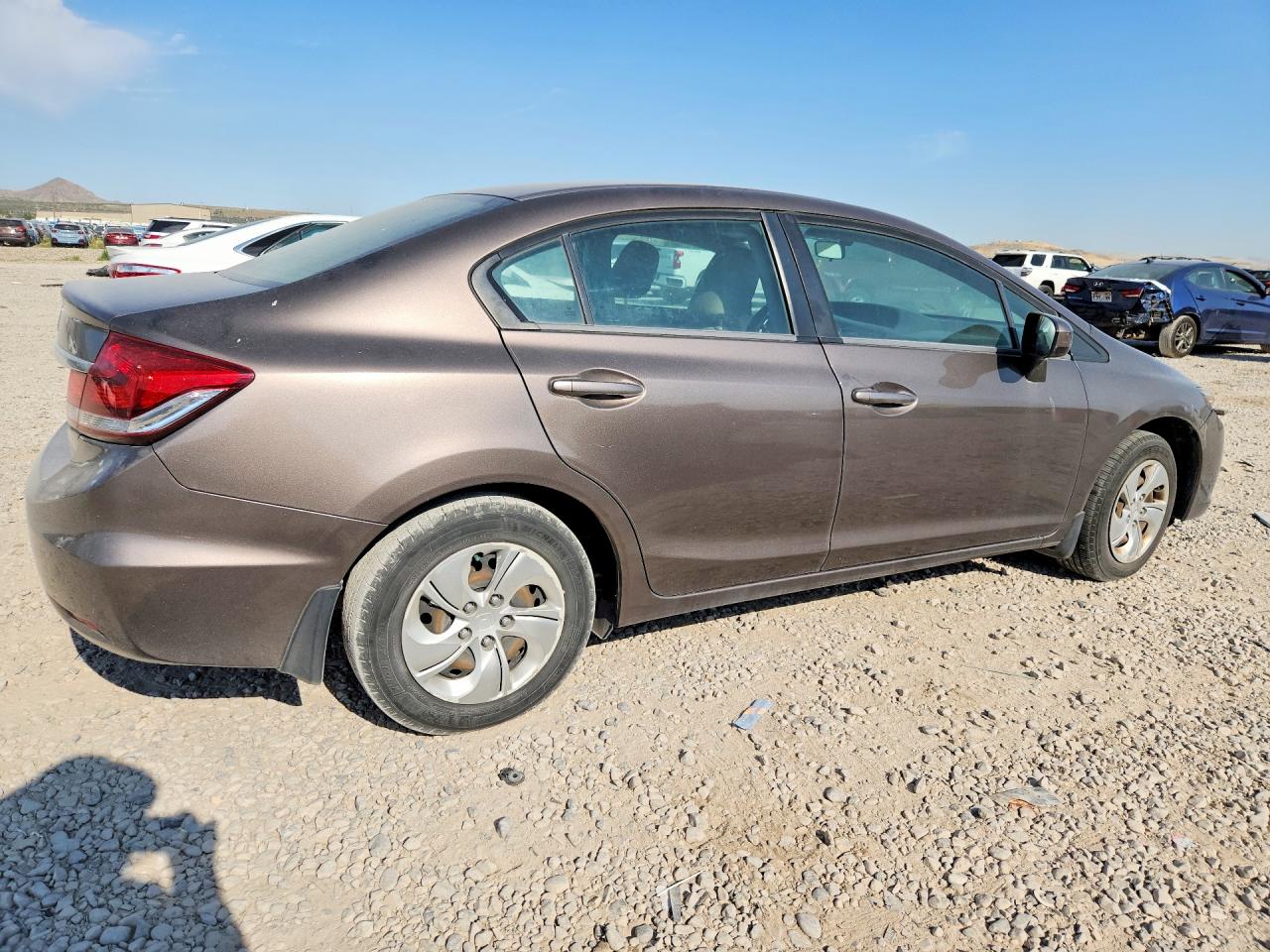 2014 Honda Civic Gray vin: 2HGFB2F5XEH502229