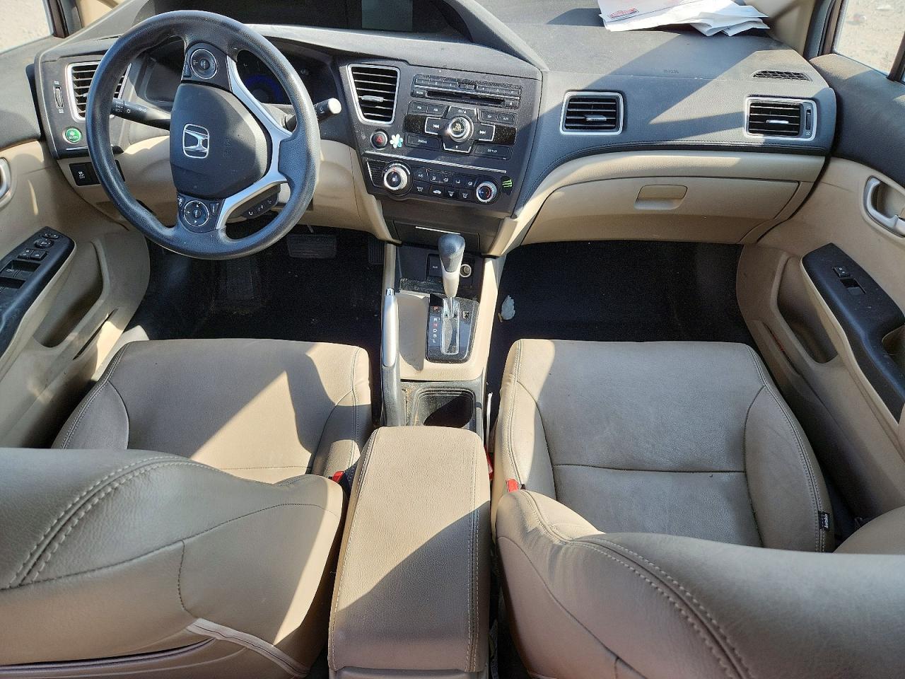 2014 Honda Civic Gray vin: 2HGFB2F5XEH502229