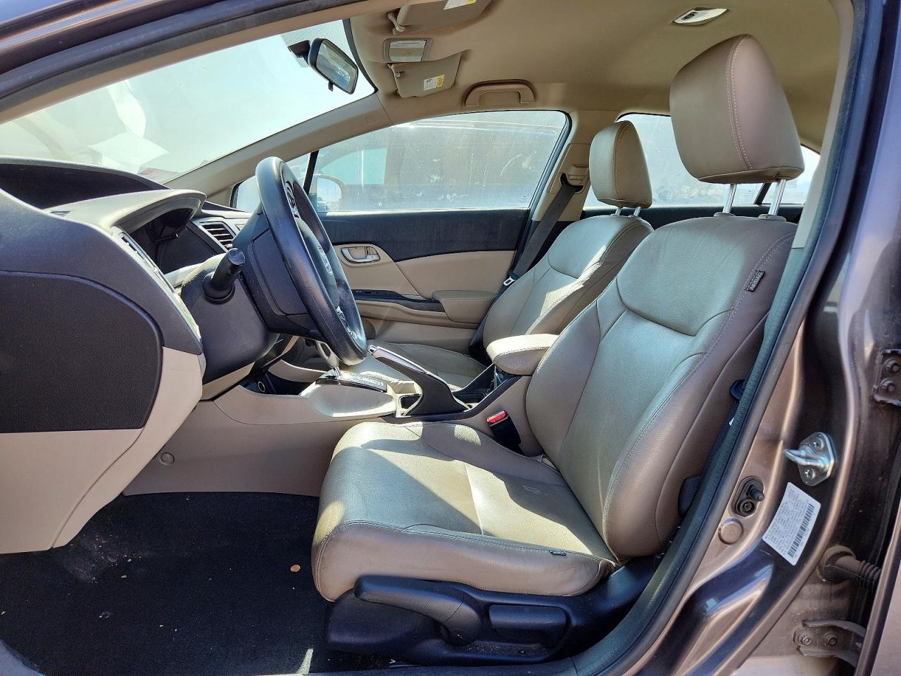 2014 Honda Civic Gray vin: 2HGFB2F5XEH502229