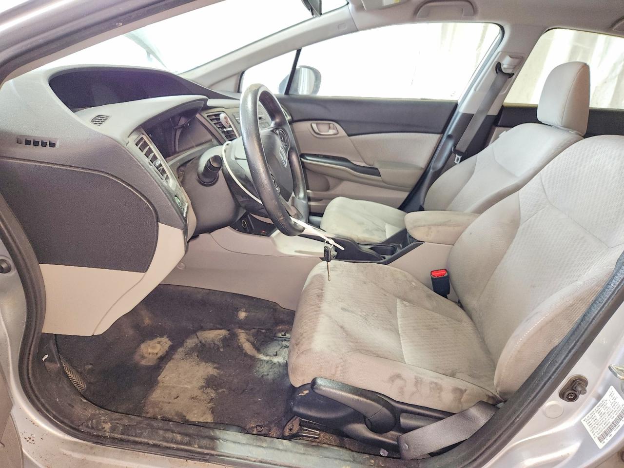 2014 Honda Civic Lx Серебряный vin: 2HGFB2F5XEH506300