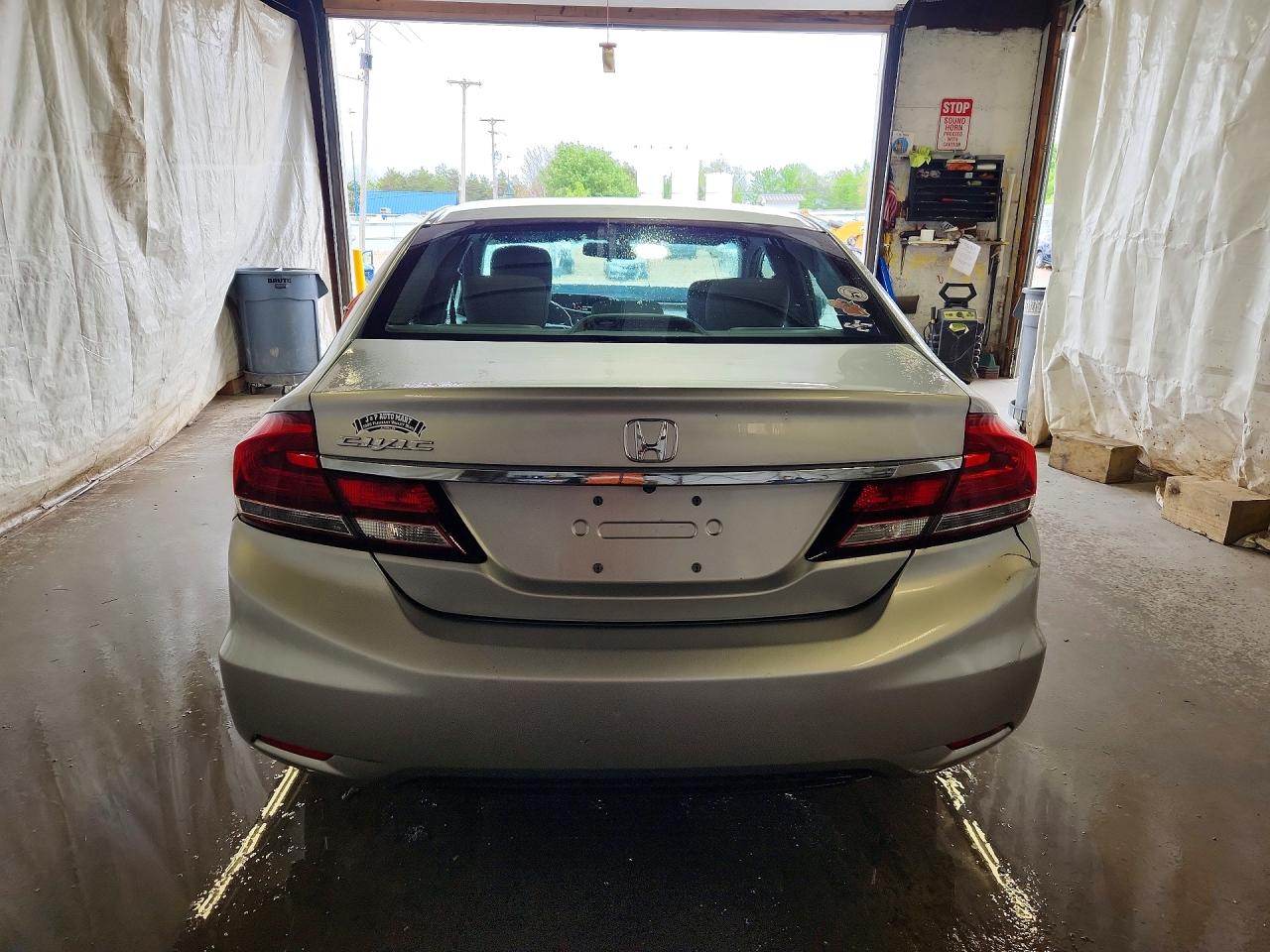 2014 Honda Civic Lx Серебряный vin: 2HGFB2F5XEH506300