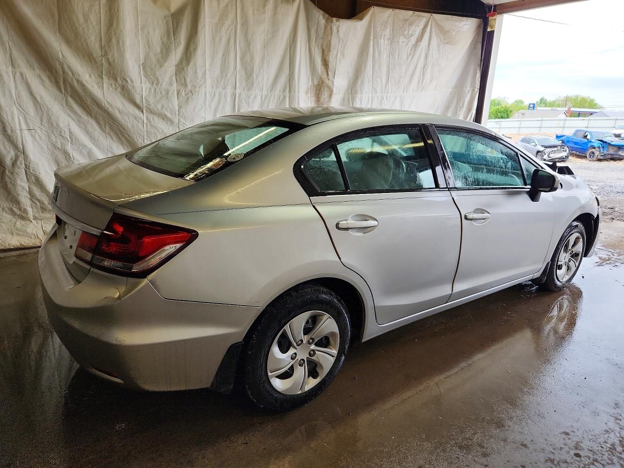2014 Honda Civic Lx Серебряный vin: 2HGFB2F5XEH506300