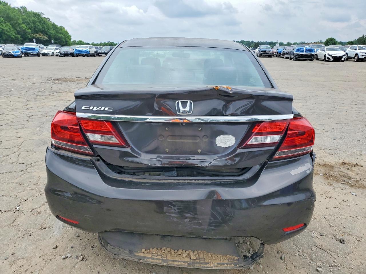 2014 Honda Civic Lx Коричневый vin: 2HGFB2F5XEH508841