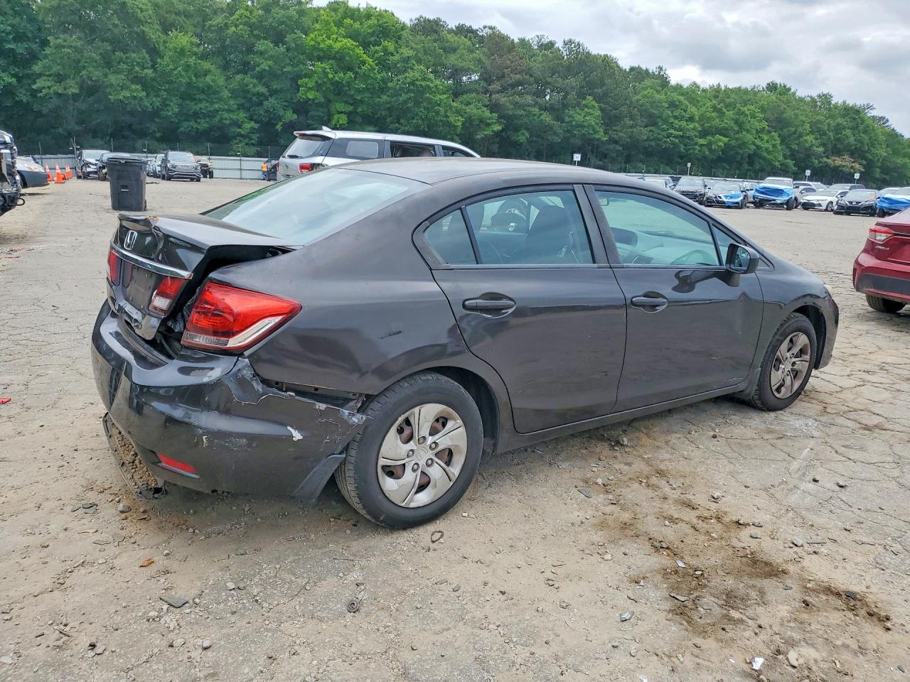 2014 Honda Civic Lx Коричневый vin: 2HGFB2F5XEH508841