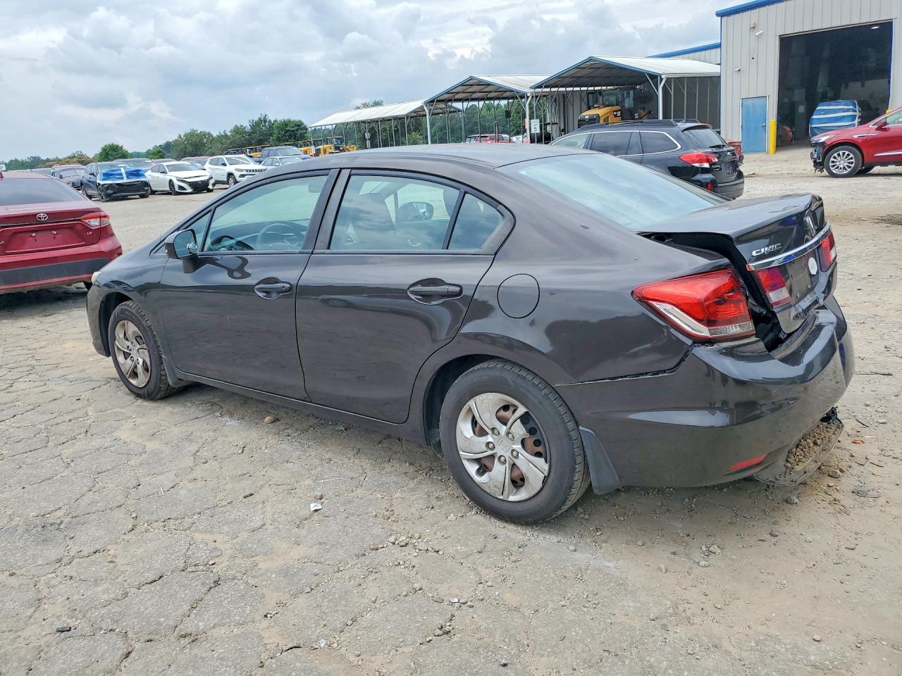 2014 Honda Civic Lx Коричневый vin: 2HGFB2F5XEH508841