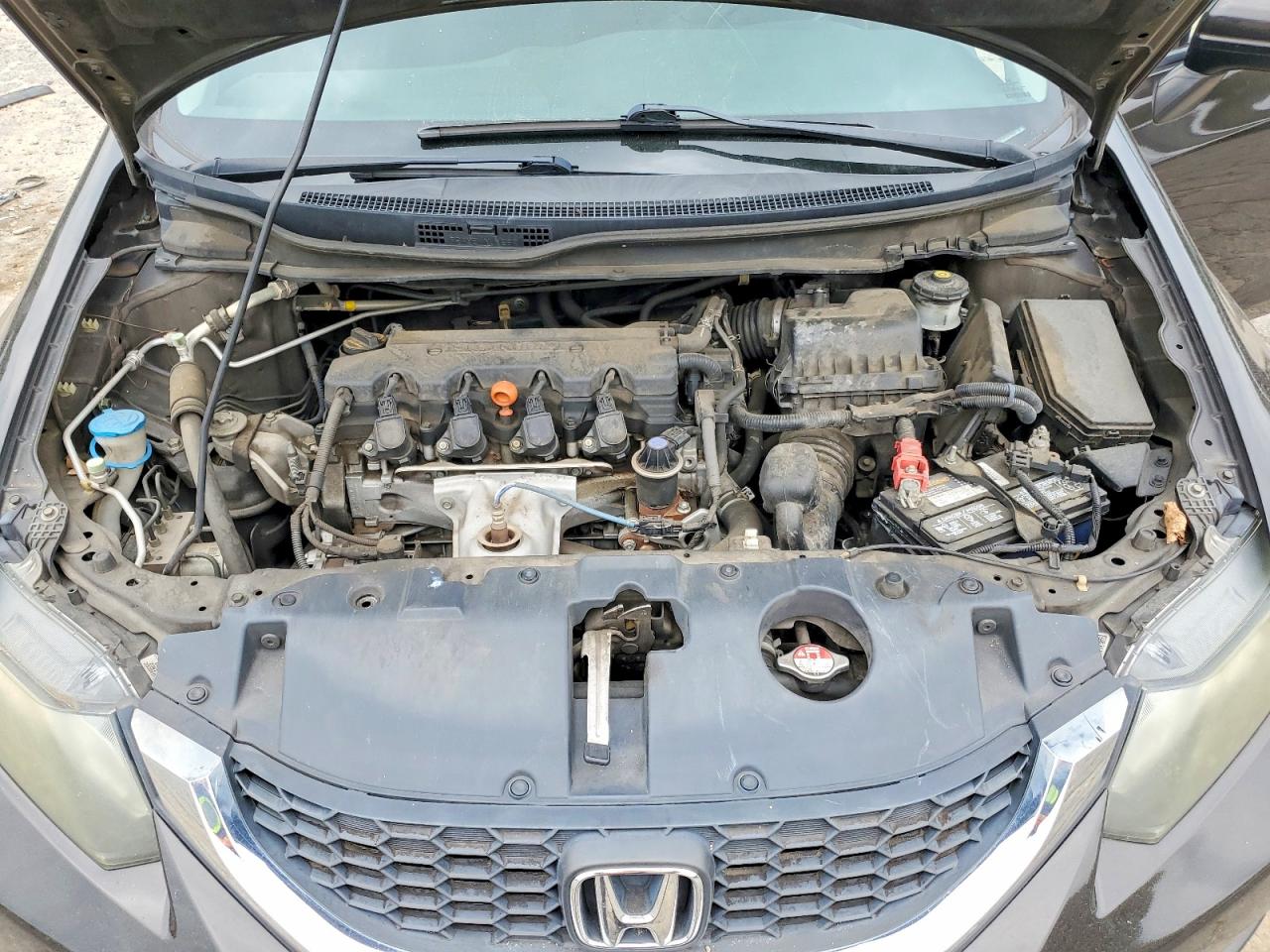 2014 Honda Civic Lx Коричневый vin: 2HGFB2F5XEH508841