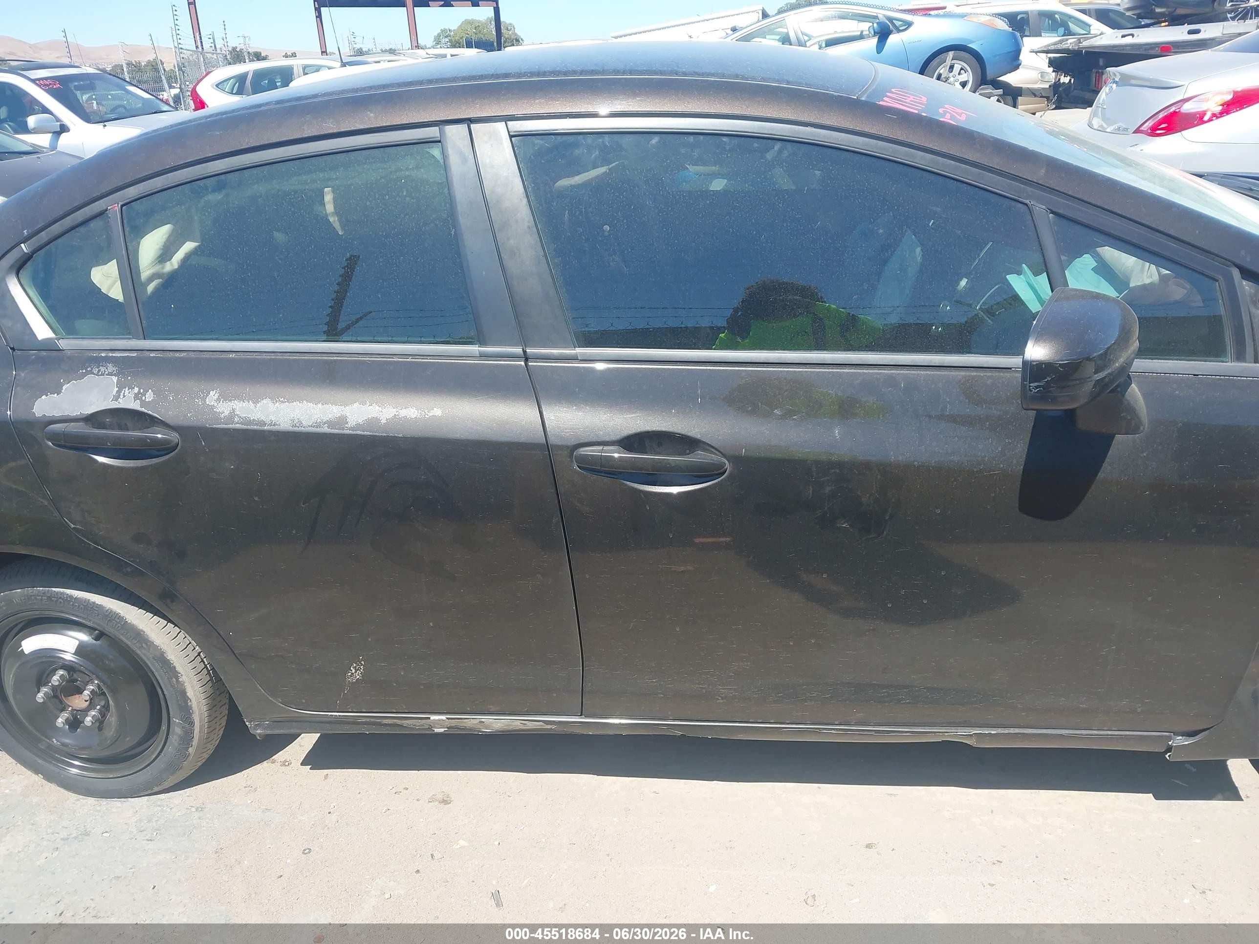 2014 Honda Civic Lx Black vin: 2HGFB2F5XEH513117