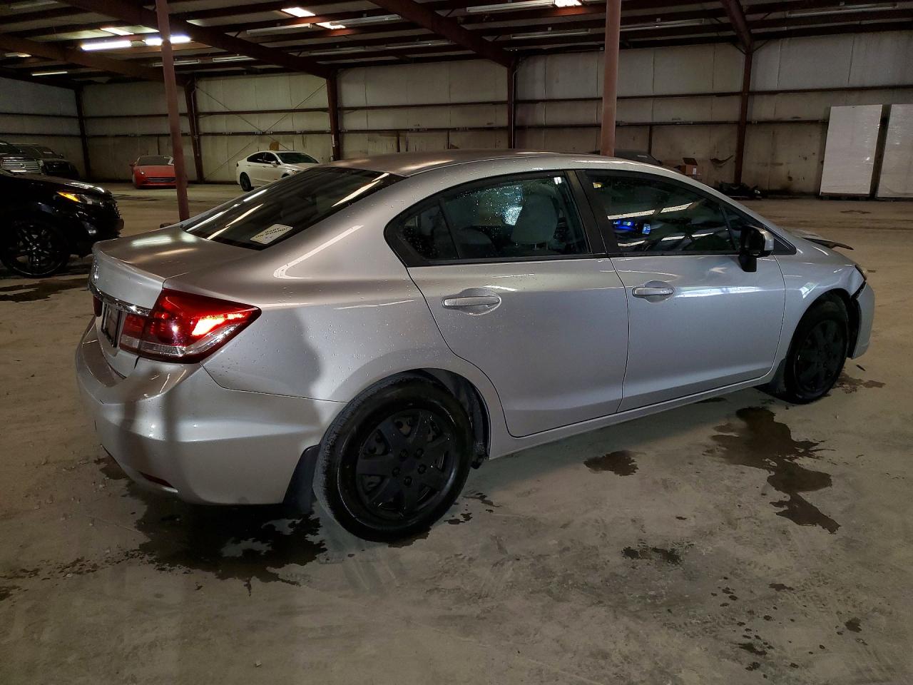 2014 Honda Civic Lx Silver vin: 2HGFB2F5XEH521024