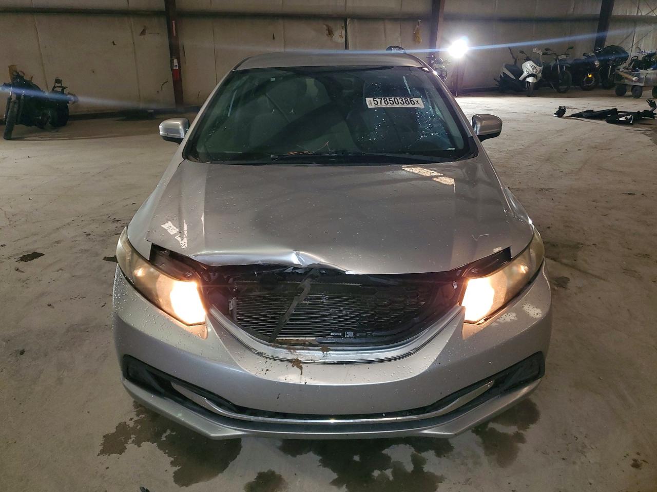 2014 Honda Civic Lx Silver vin: 2HGFB2F5XEH521024