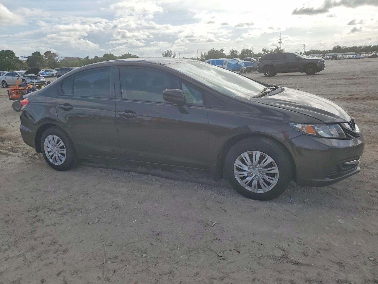 2014 Honda Civic Ex Brown vin: 2HGFB2F5XEH521461