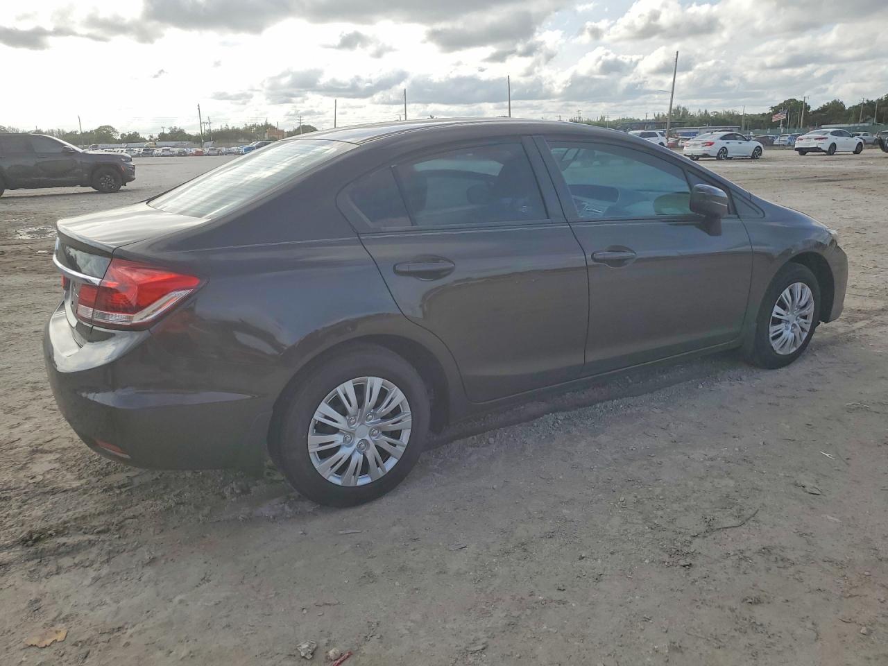 2014 Honda Civic Ex Brown vin: 2HGFB2F5XEH521461