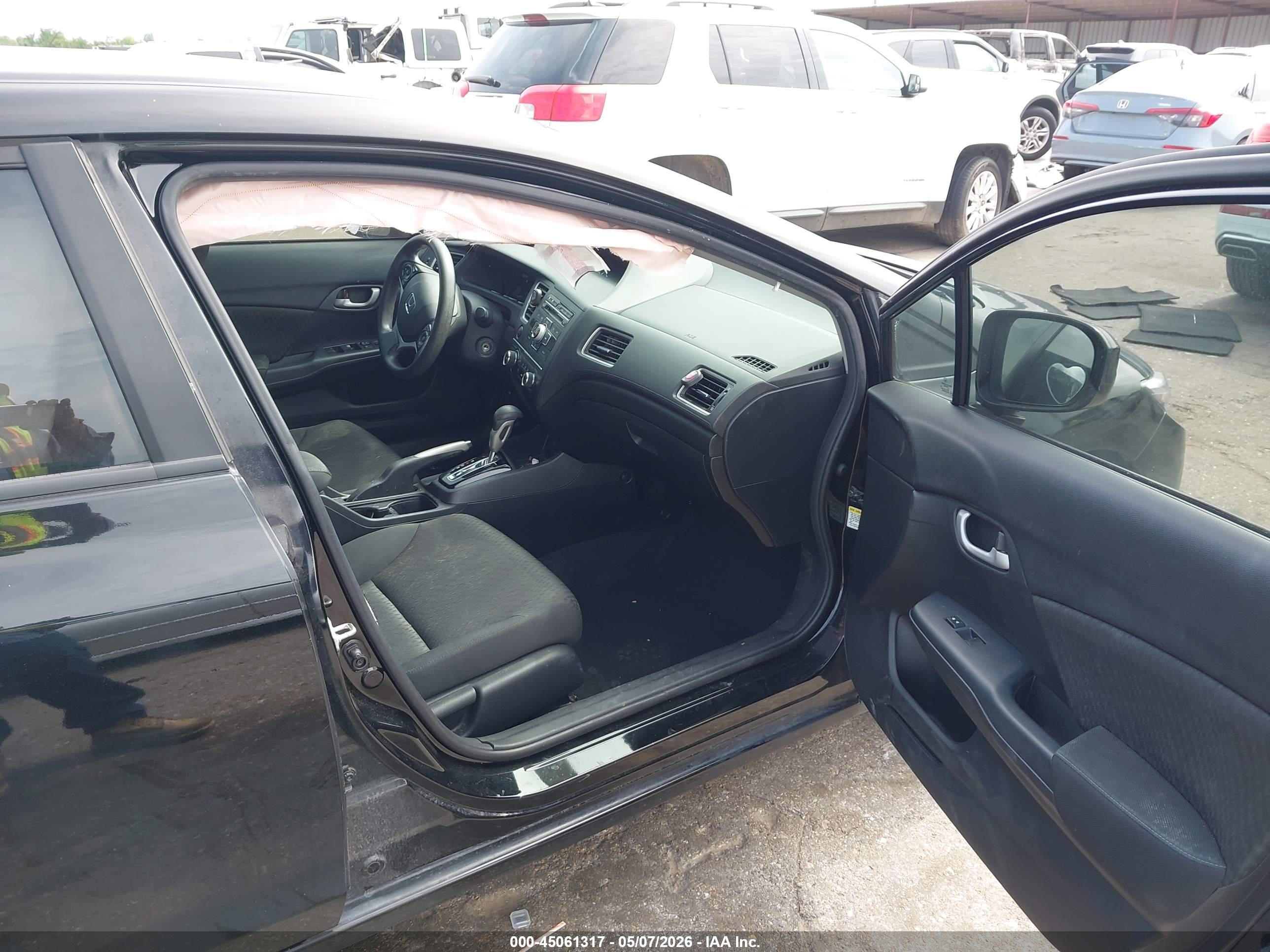 2014 Honda Civic Lx Черный vin: 2HGFB2F5XEH529057