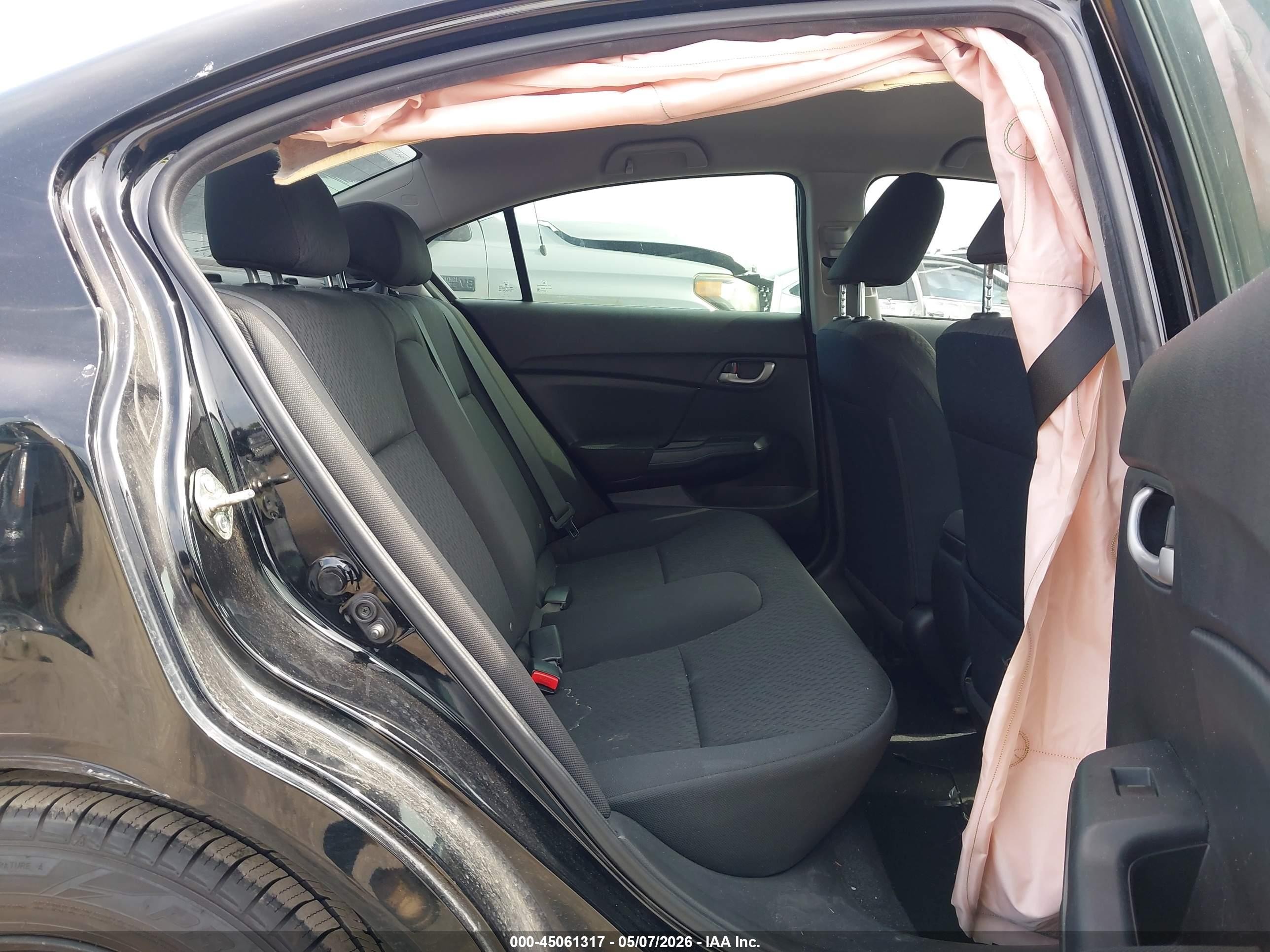 2014 Honda Civic Lx Черный vin: 2HGFB2F5XEH529057