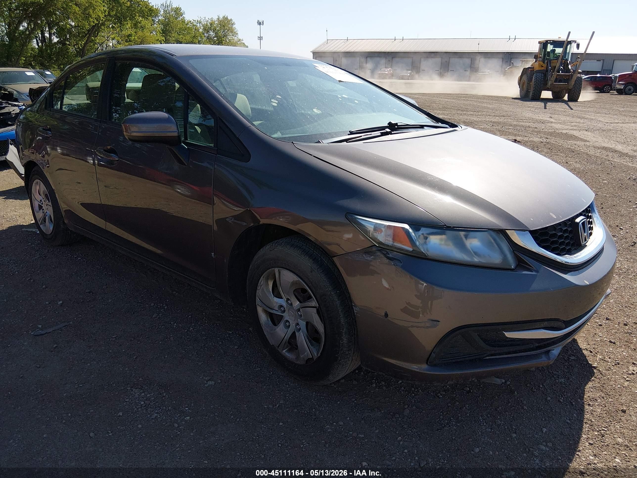 2014 Honda Civic Lx Champagne vin: 2HGFB2F5XEH539071