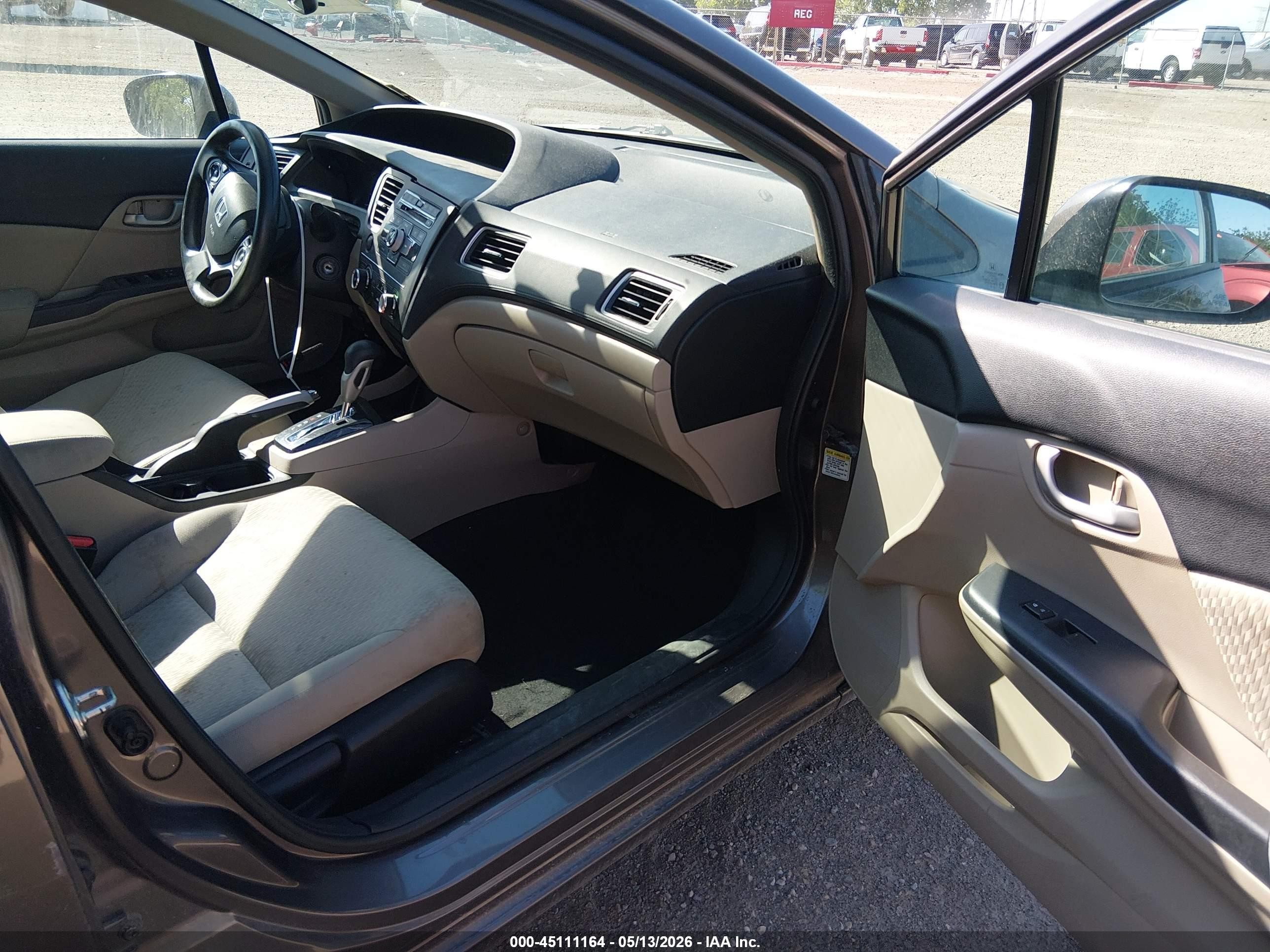 2014 Honda Civic Lx Champagne vin: 2HGFB2F5XEH539071