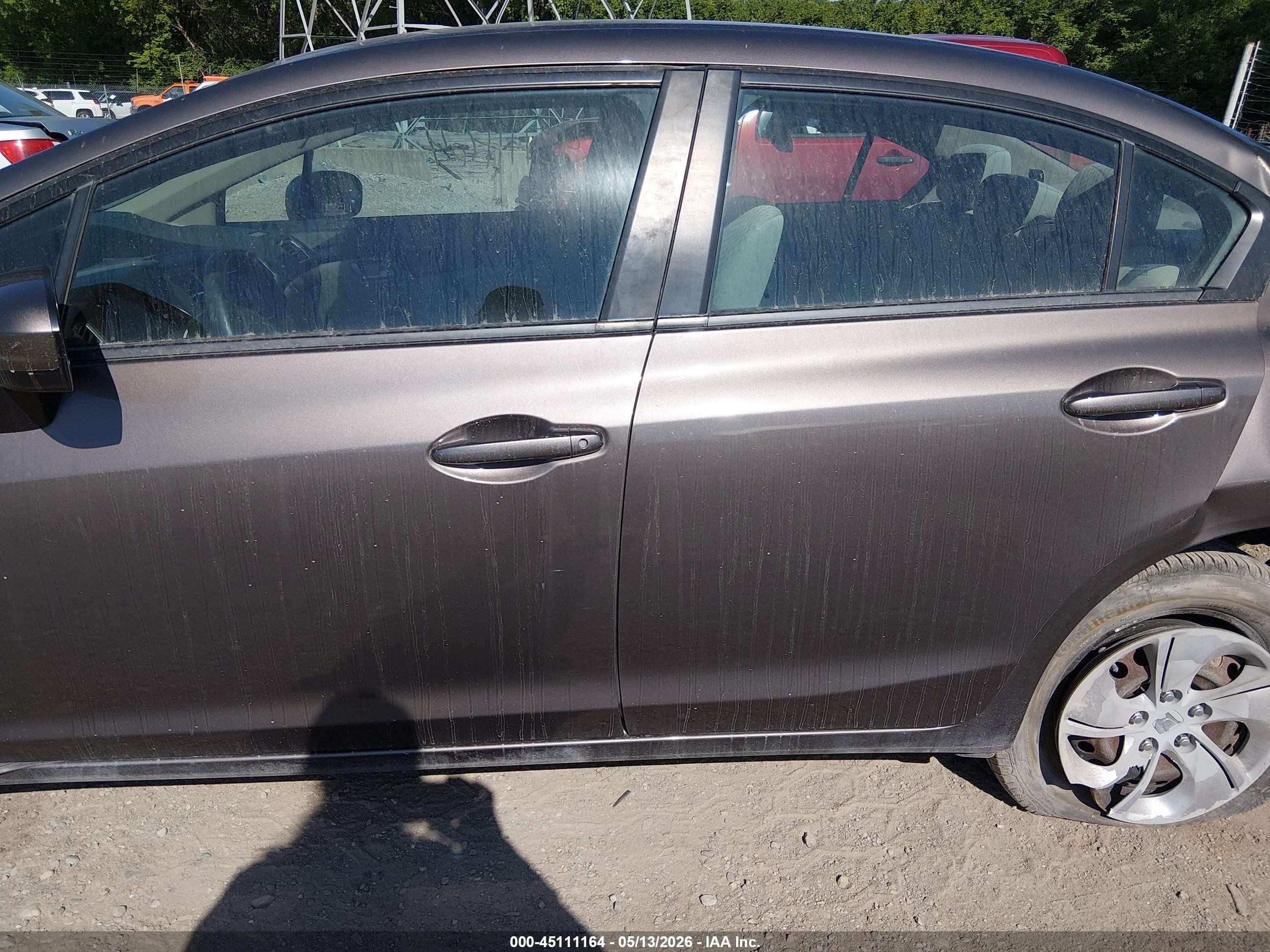 2014 Honda Civic Lx Champagne vin: 2HGFB2F5XEH539071
