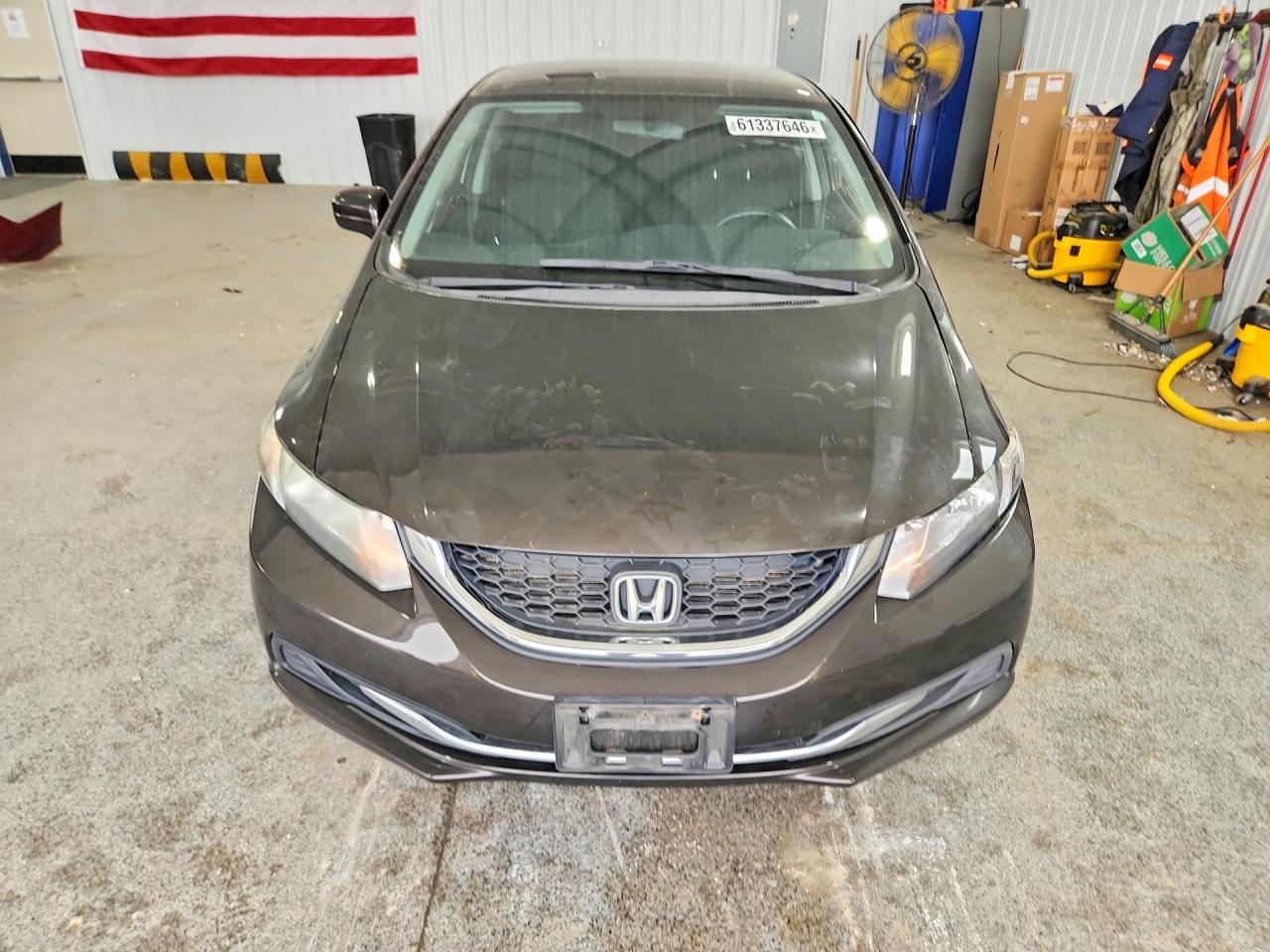 2014 Honda Civic Lx Brown vin: 2HGFB2F5XEH541032