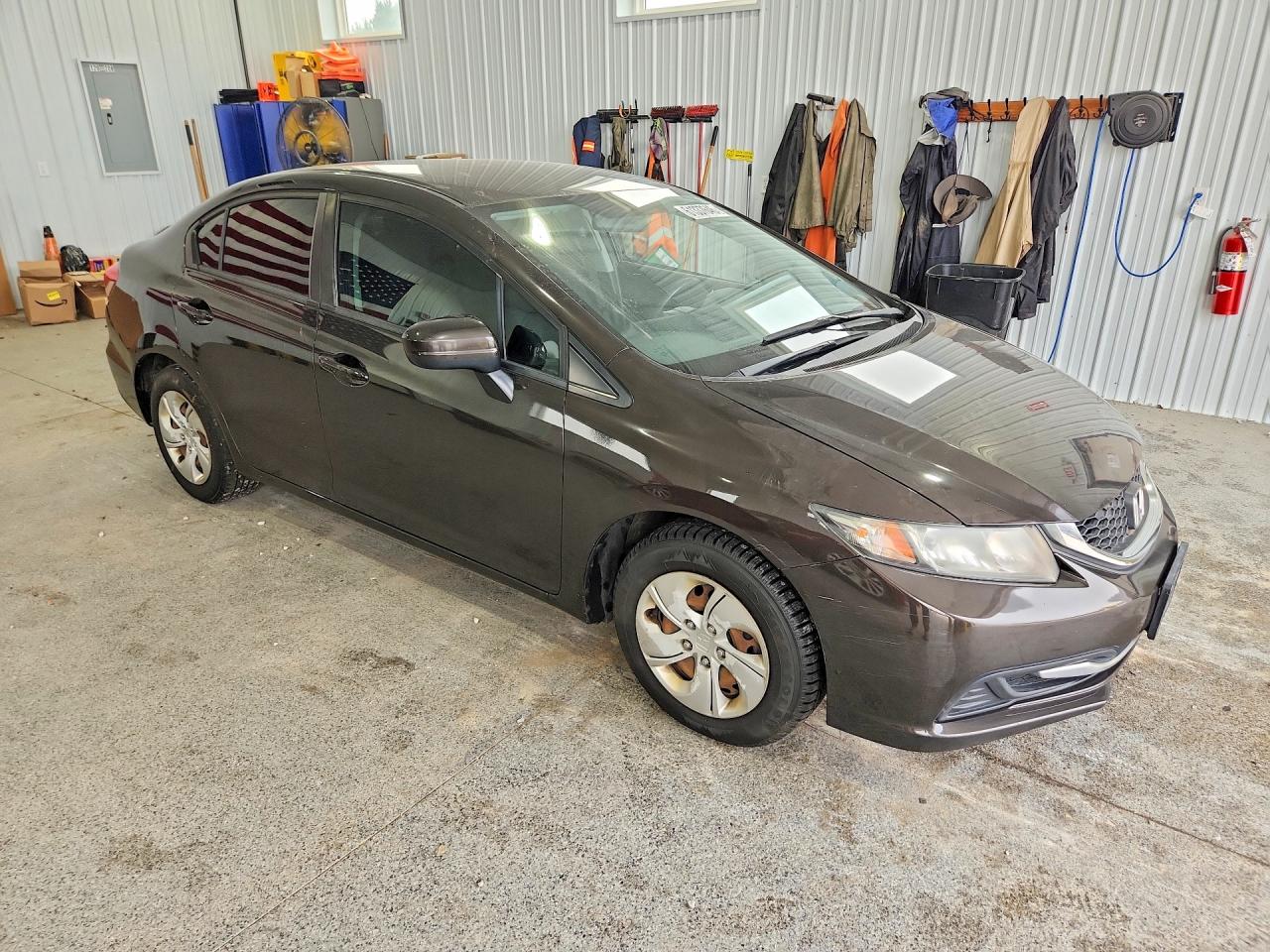 2014 Honda Civic Lx Brown vin: 2HGFB2F5XEH541032