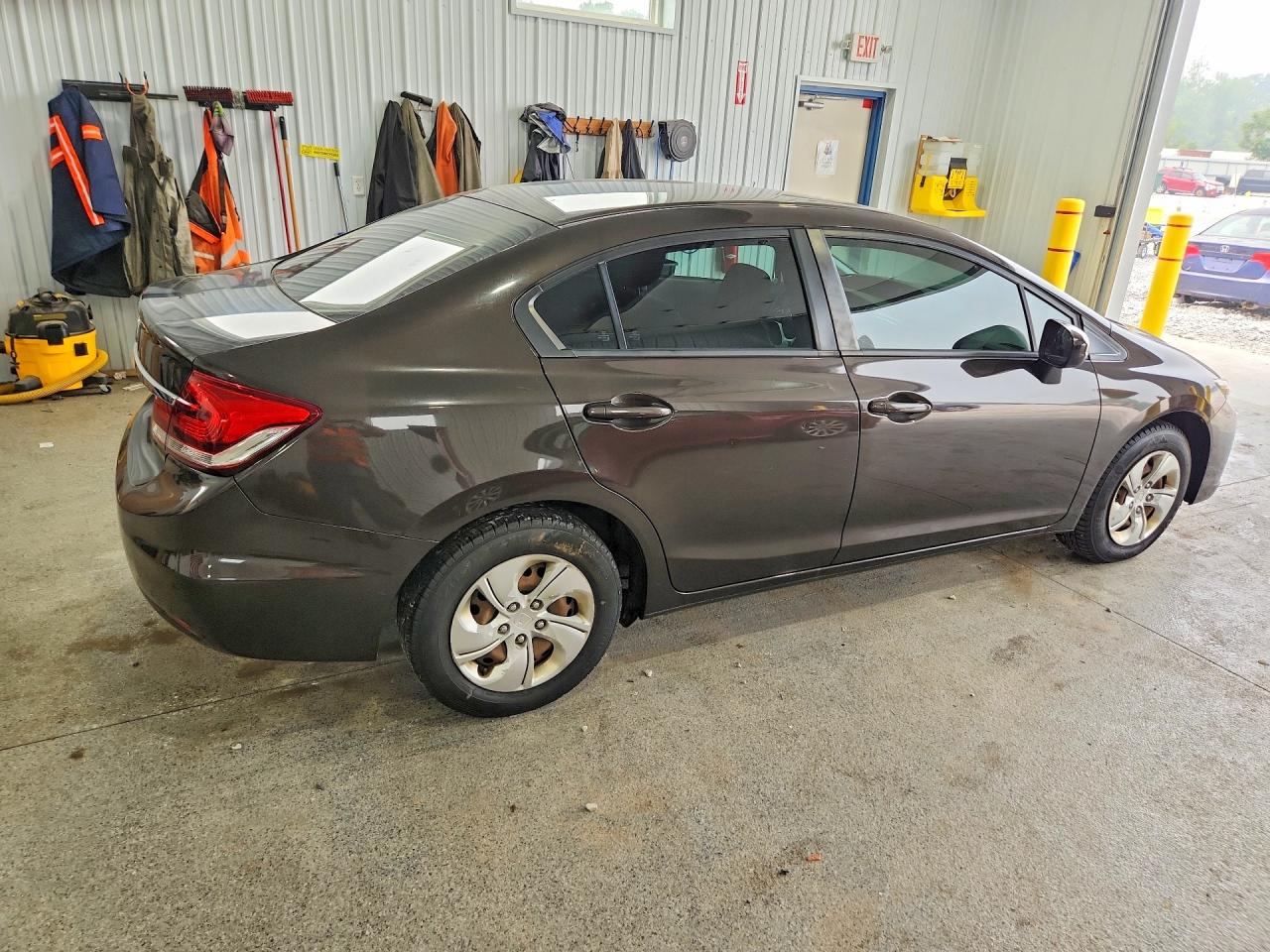 2014 Honda Civic Lx Brown vin: 2HGFB2F5XEH541032