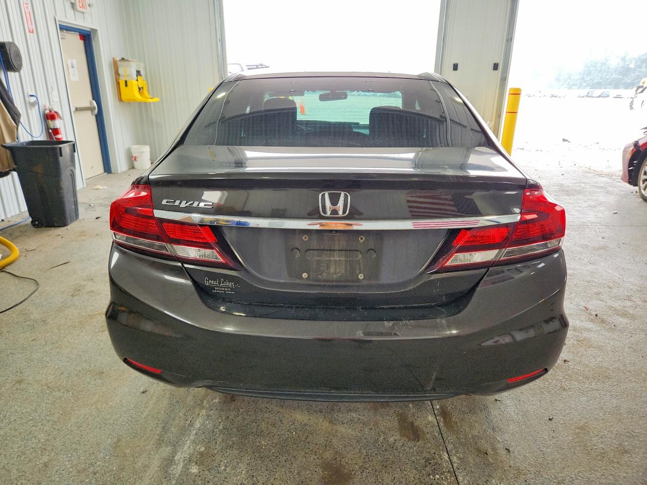 2014 Honda Civic Lx Brown vin: 2HGFB2F5XEH541032