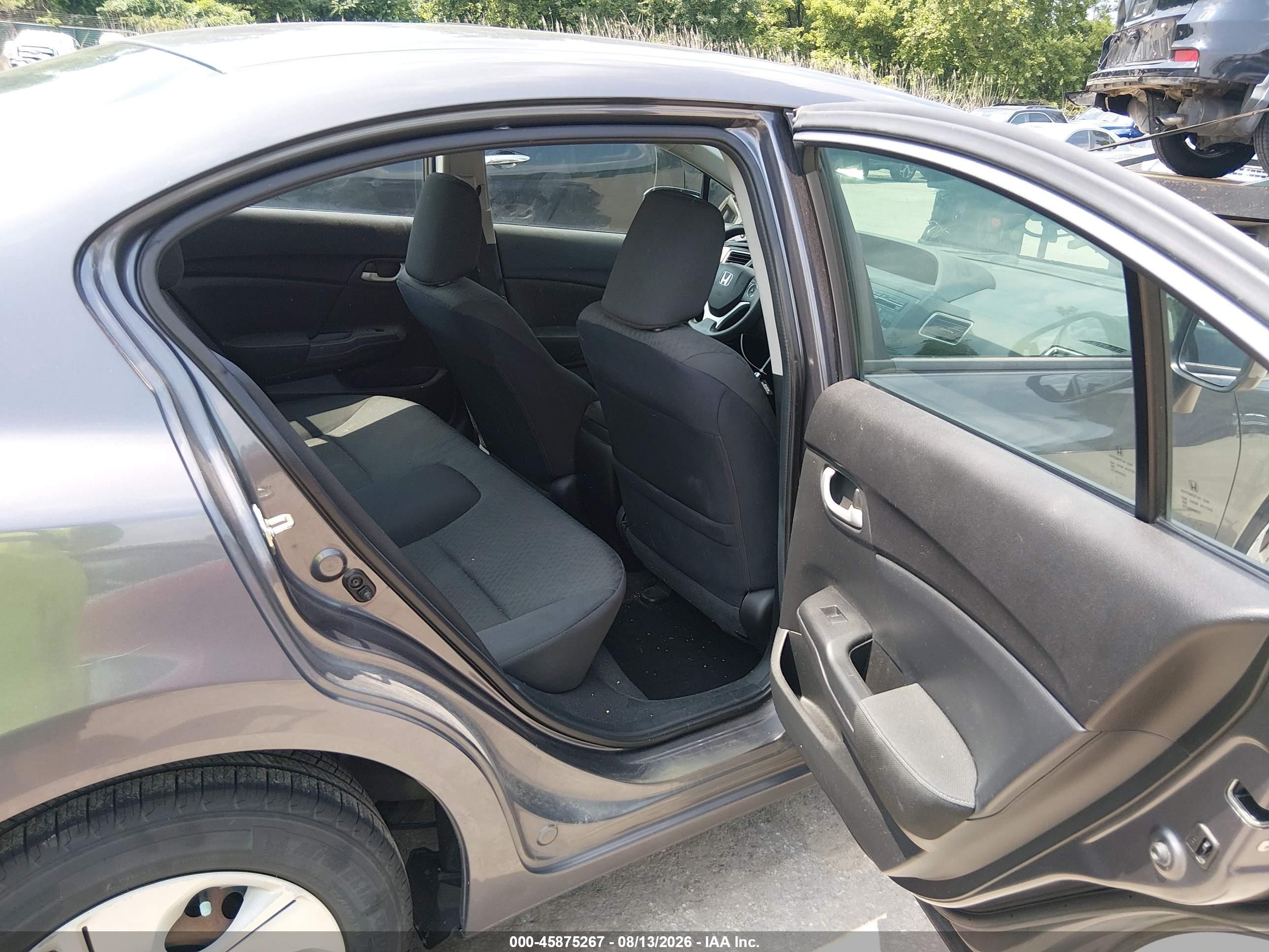 2014 Honda Civic Lx Серый vin: 2HGFB2F5XEH546747
