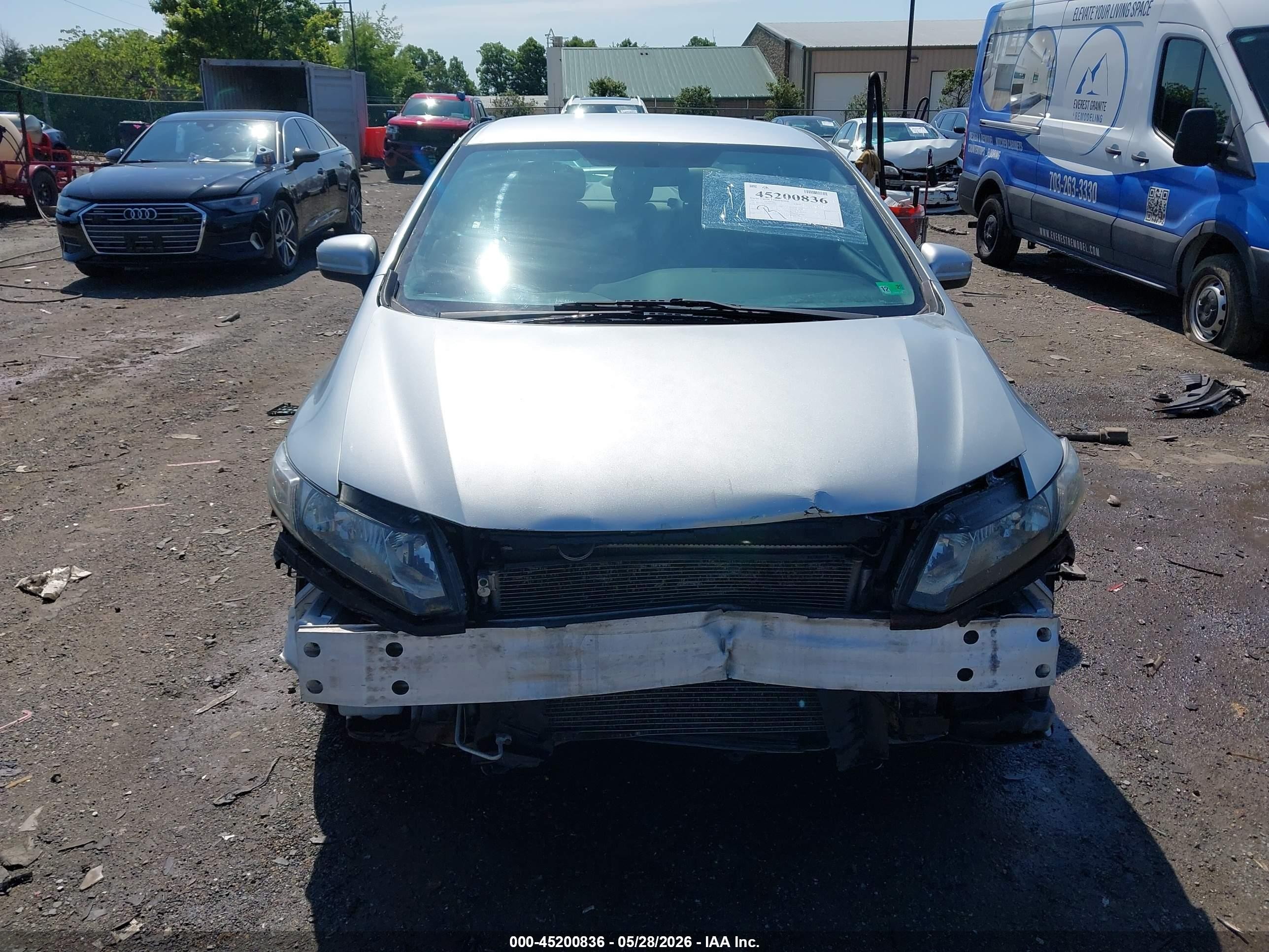 2014 Honda Civic Lx Silver vin: 2HGFB2F5XEH547607