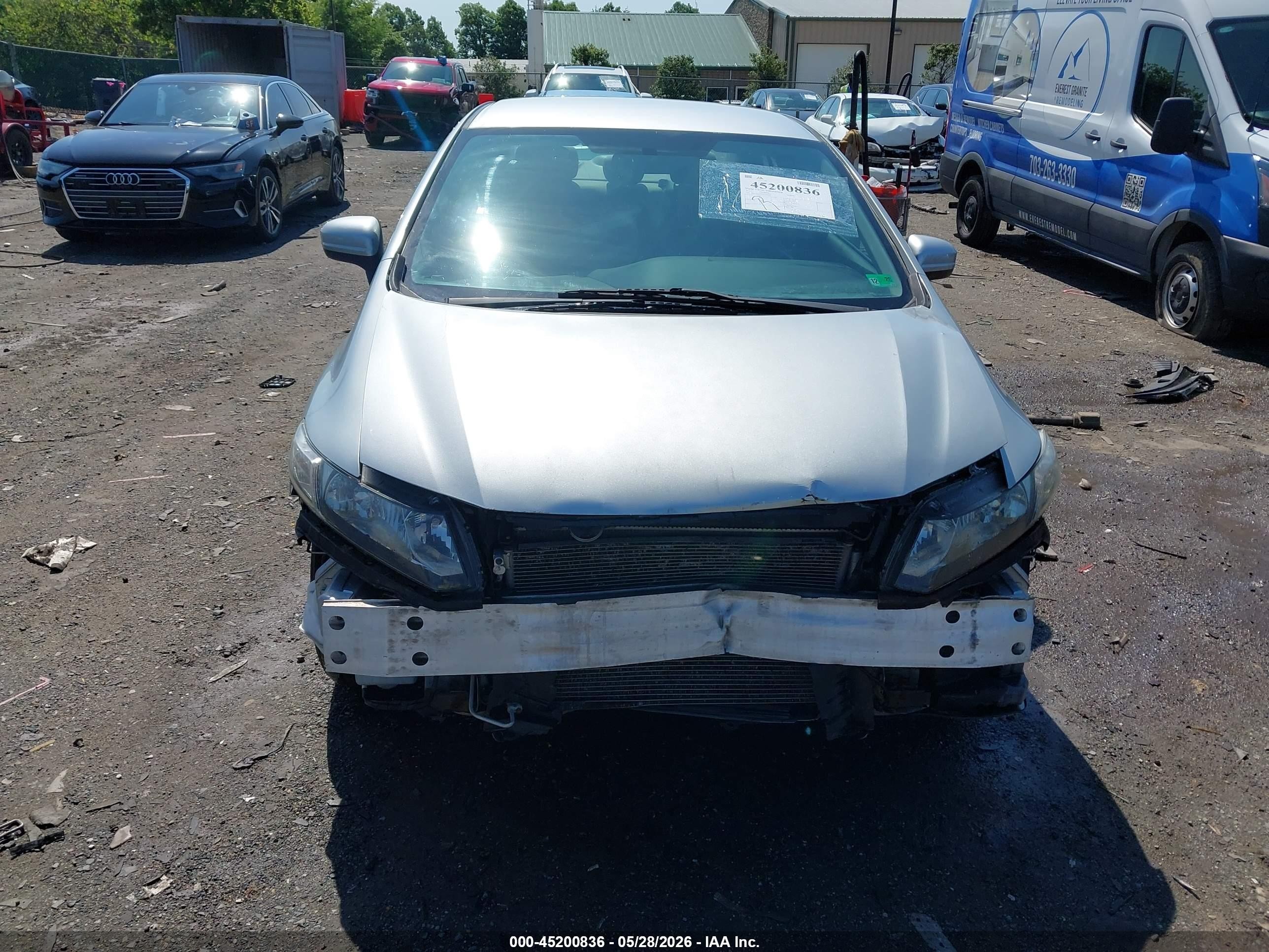 2014 Honda Civic Lx Silver vin: 2HGFB2F5XEH547607
