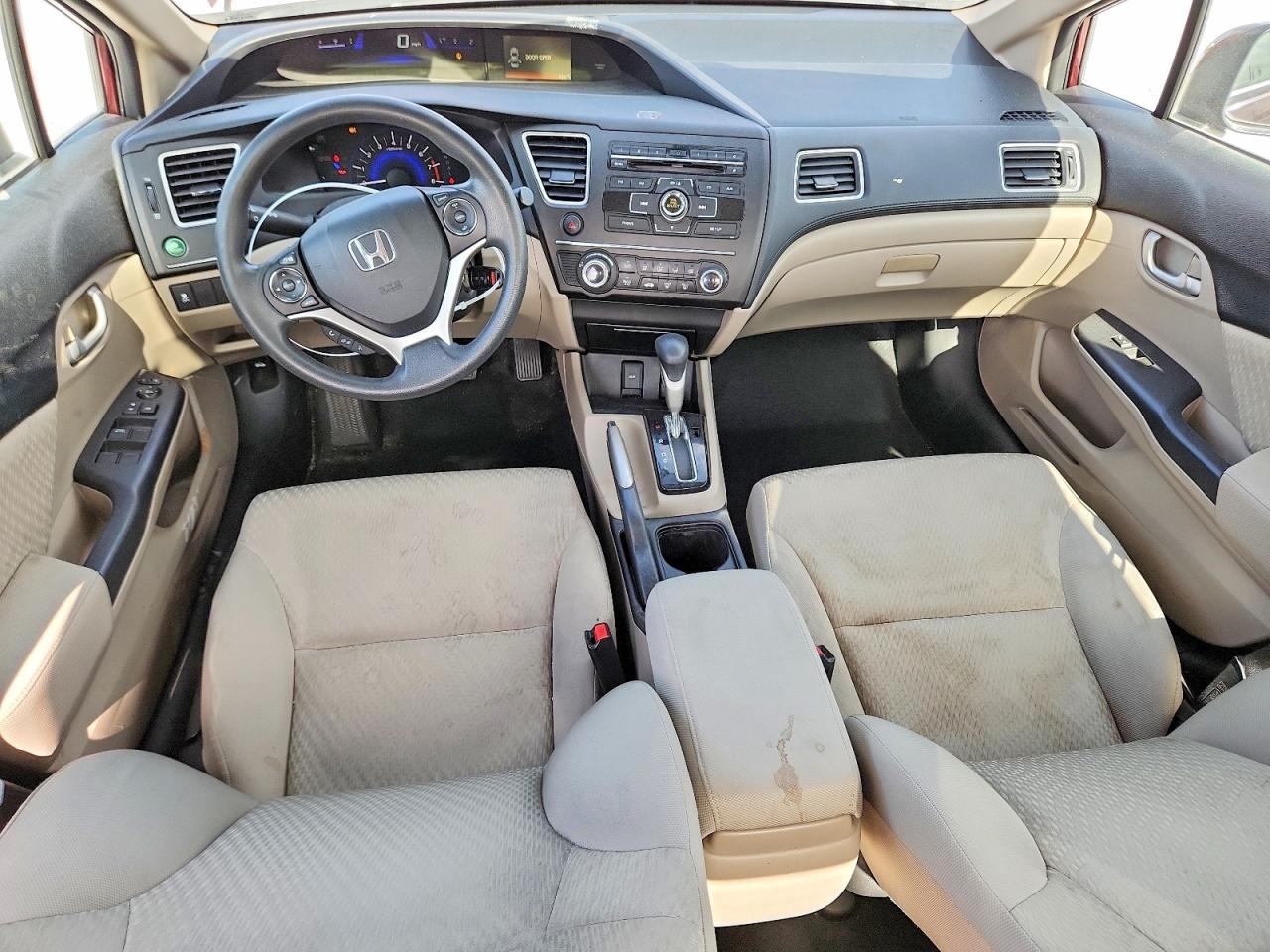 2014 Honda Civic Lx Burgundy vin: 2HGFB2F5XEH553584