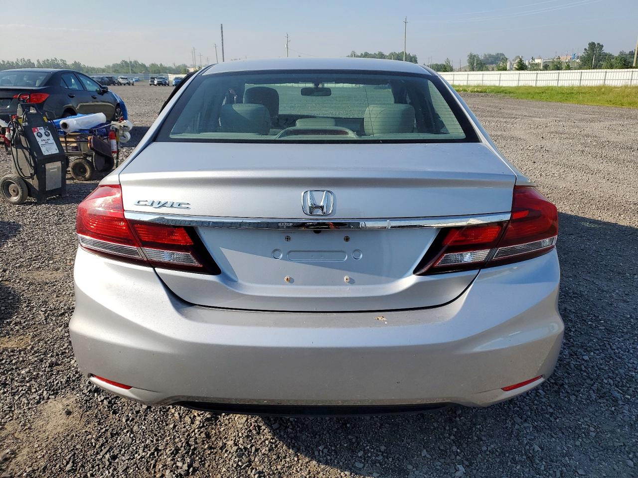 2015 Honda Civic Lx Silver vin: 2HGFB2F5XFH008650