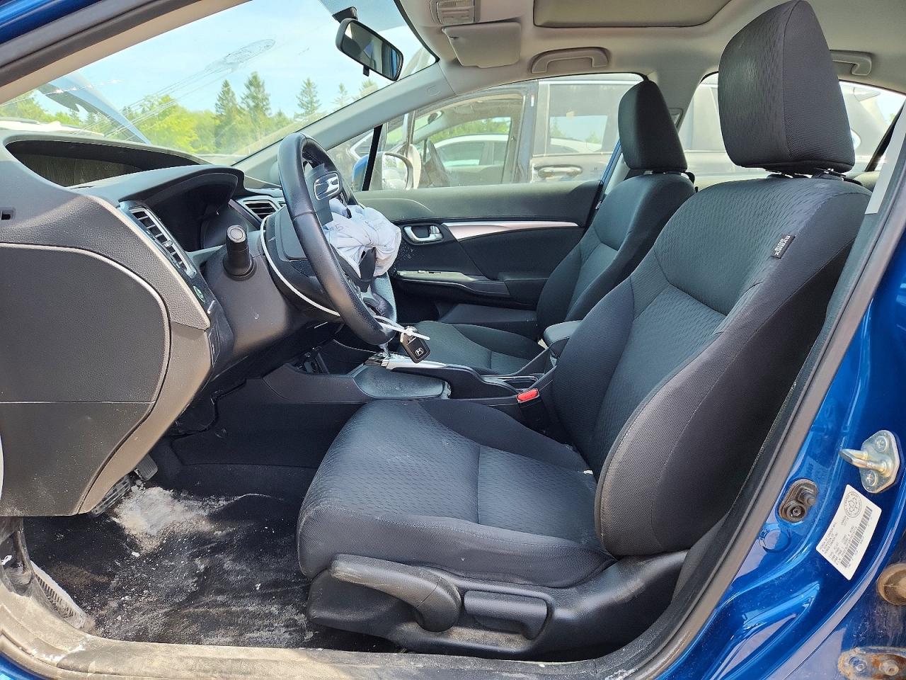 2015 Honda Civic Lx Blue vin: 2HGFB2F5XFH016716