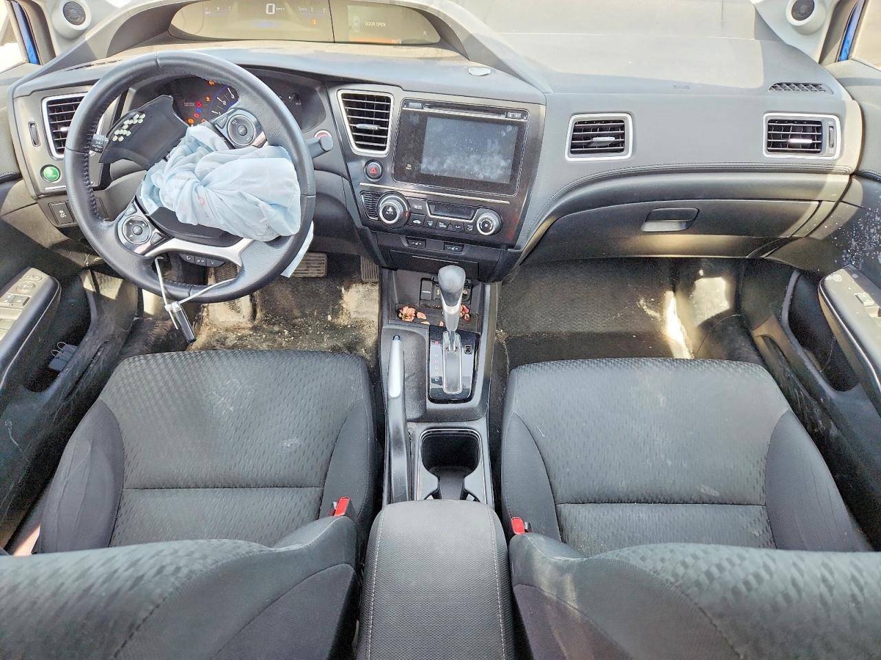 2015 Honda Civic Lx Blue vin: 2HGFB2F5XFH016716